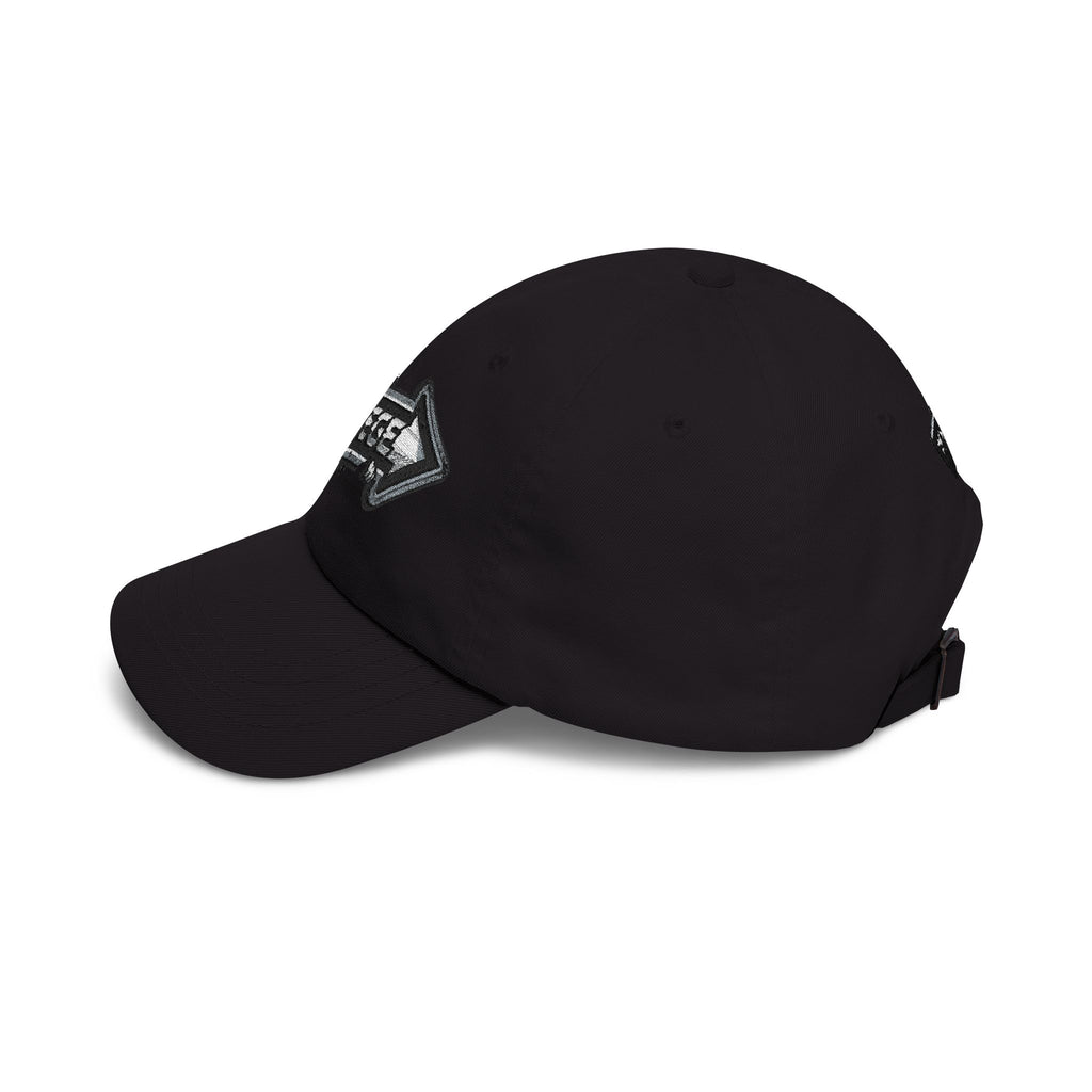 Renegé Arrow Dad Cap — Embroidered White Baseball Hat