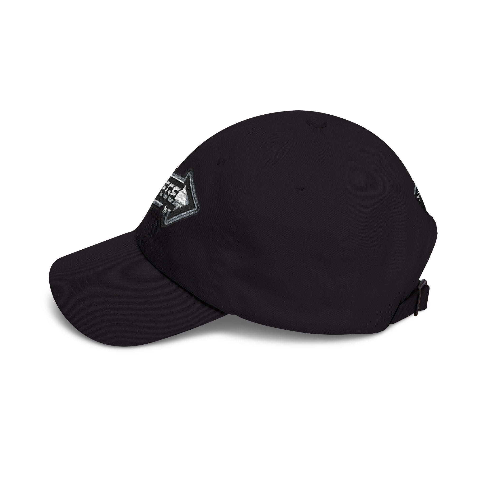 Renegé Arrow Dad Cap — Embroidered White Baseball Hat