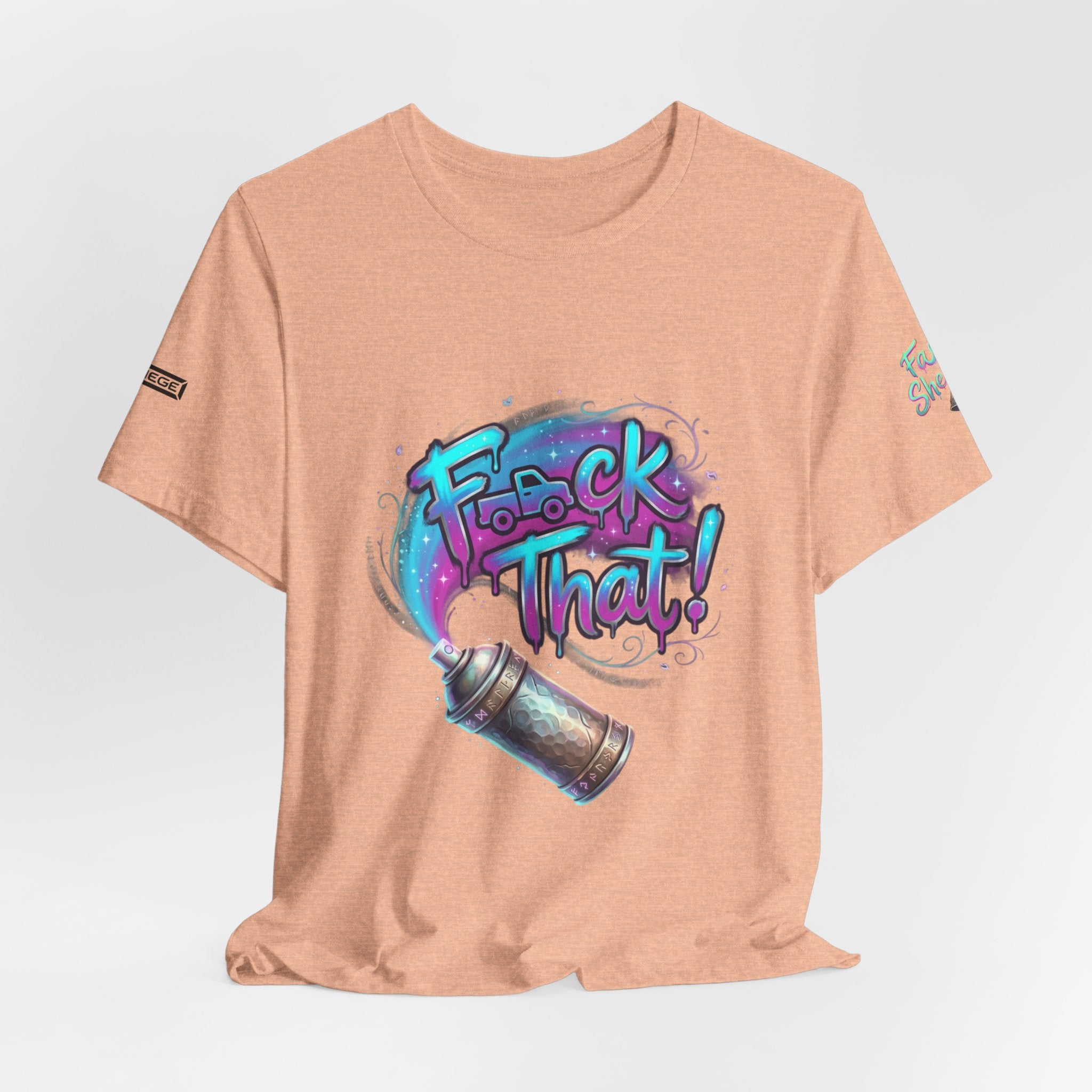 Graffiti 'F*ck That!' Spray Can T‑Shirt