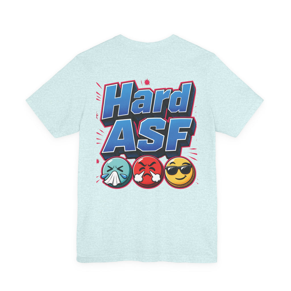 Wash Ya / Hard ASF Emoji Graphic Tee — Funny Emoji Face T-Shirt