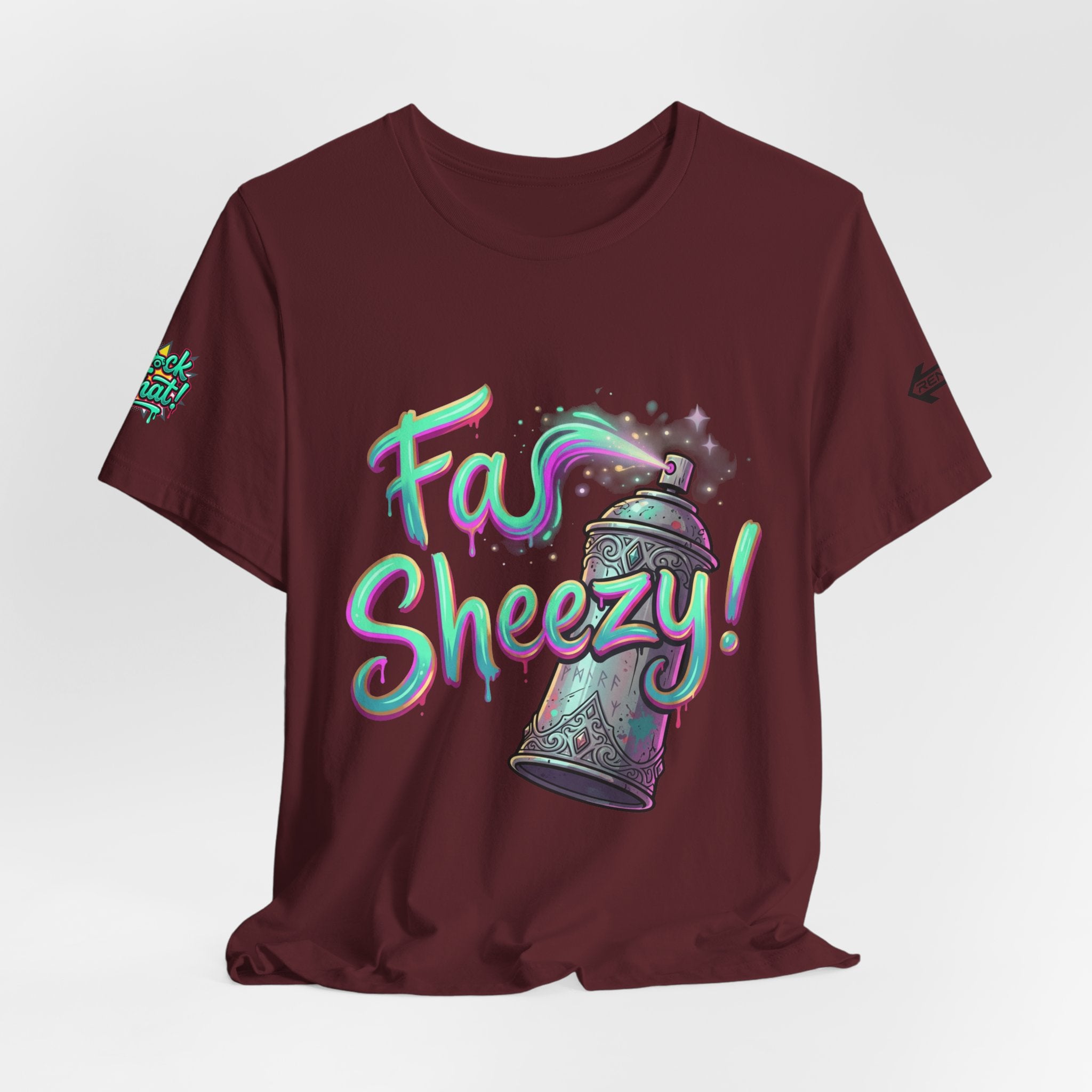 Graffiti Spray Can Tee — "Fas Sheezy!" Street Art T-Shirt
