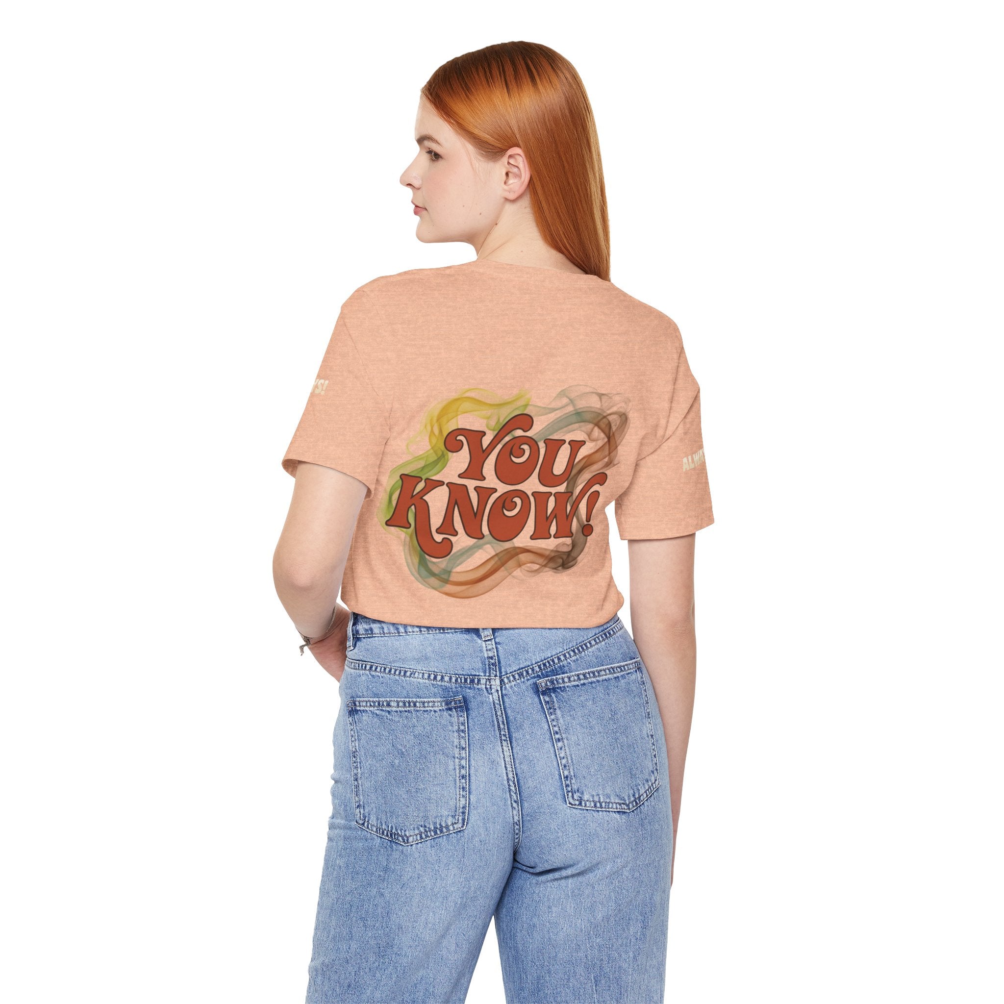 You Know! Graphic Tee — Retro Swirl Vintage Style T‑Shirt