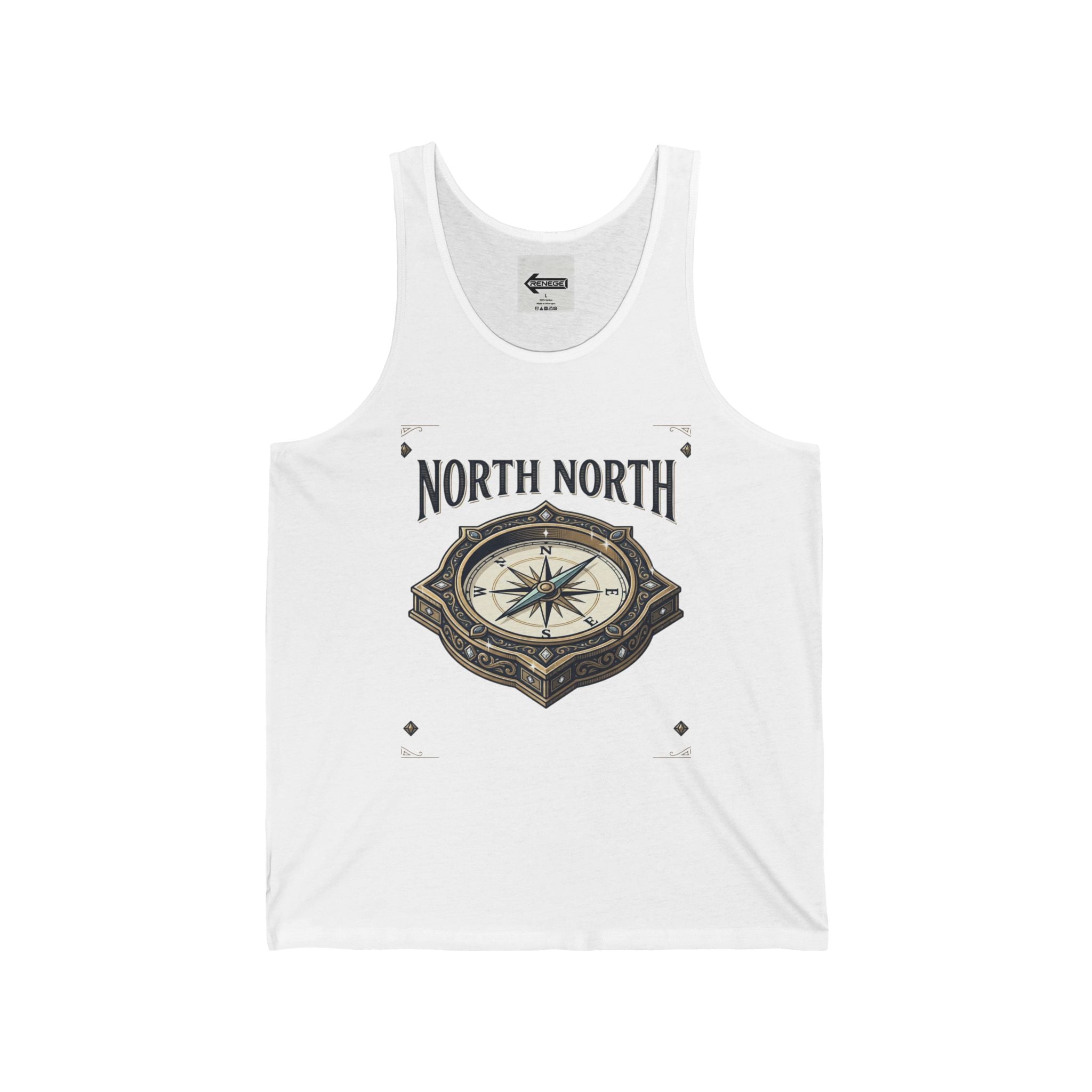 Compass Tank Top — "North North" Nautical Graphic Tank