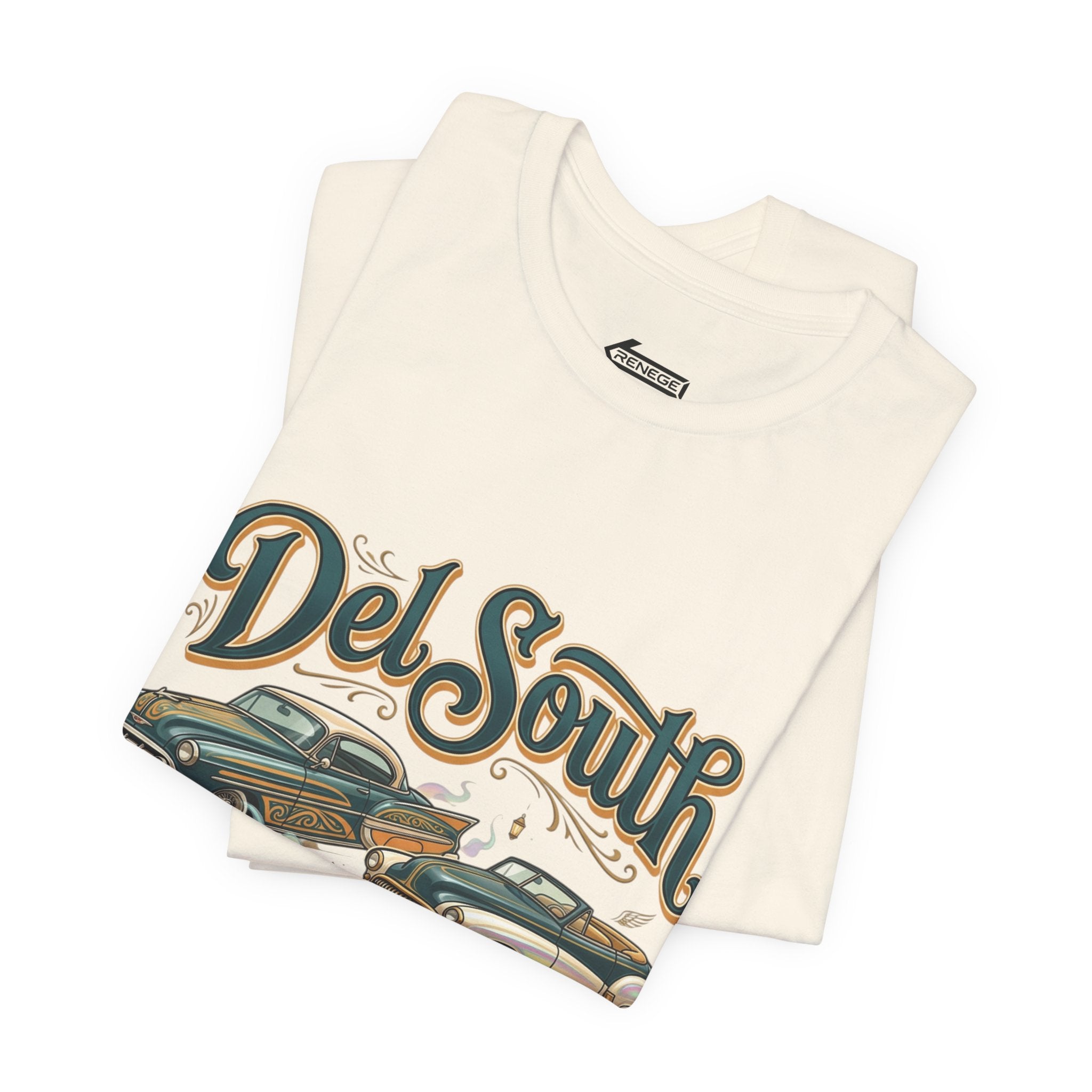 Del South Classic Cars Tee — "Hard Hitta" Back Graphic