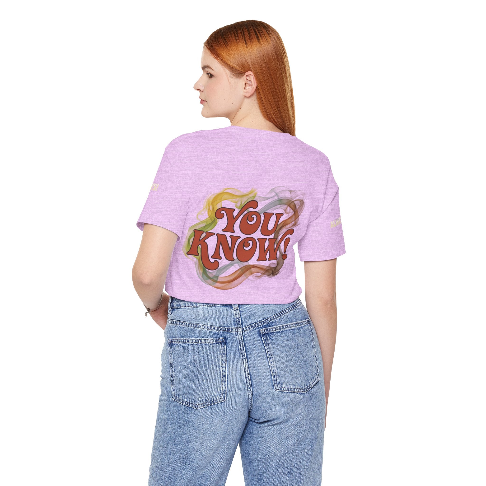 You Know! Graphic Tee — Retro Swirl Vintage Style T‑Shirt