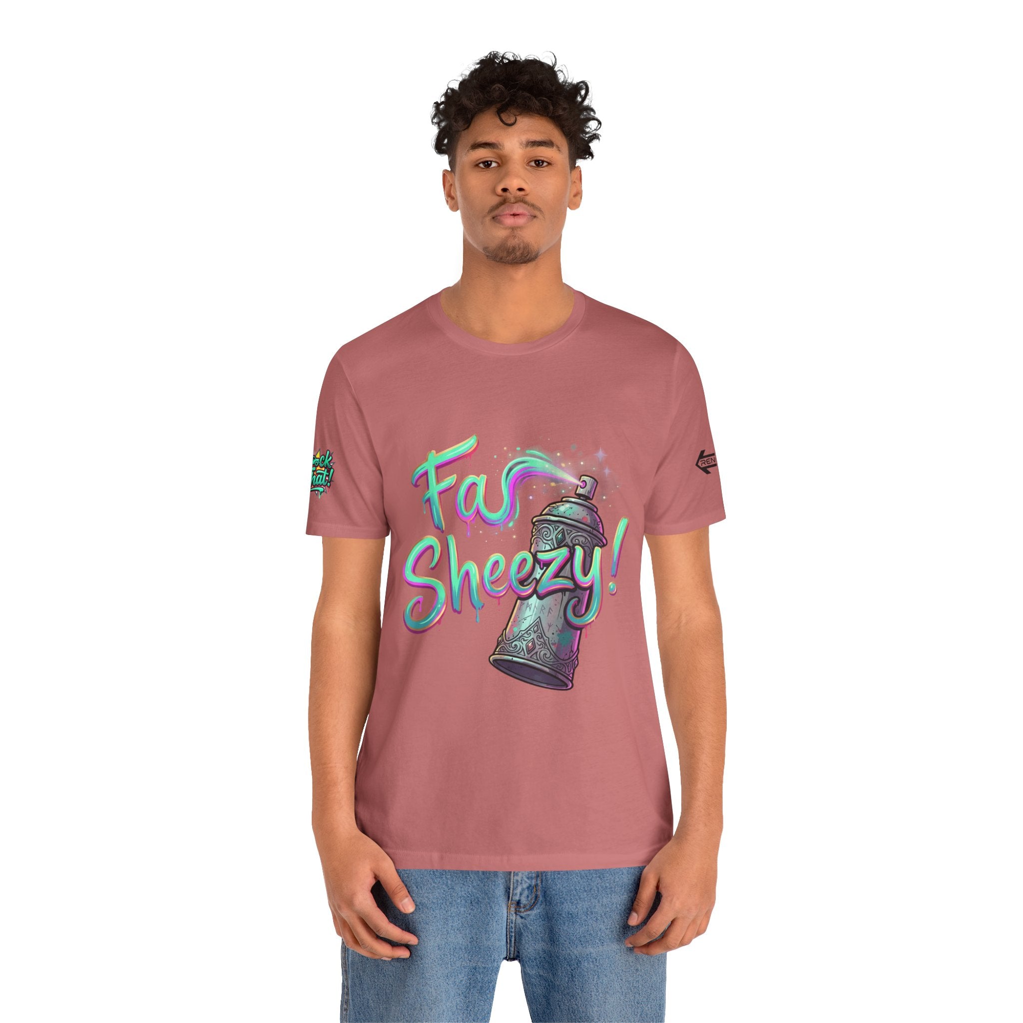 Graffiti Spray Can Tee — "Fas Sheezy!" Street Art T-Shirt