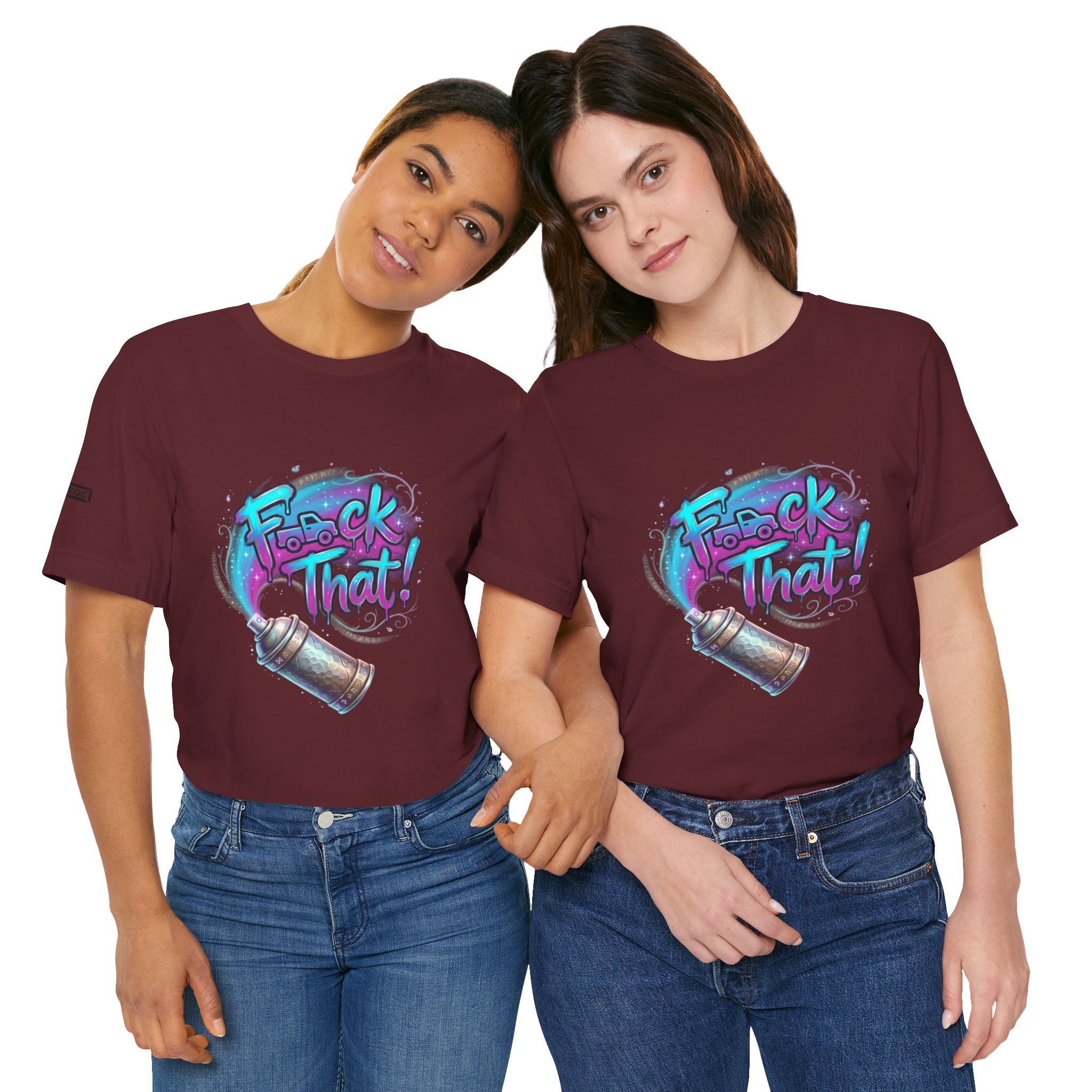 Graffiti 'F*ck That!' Spray Can T‑Shirt