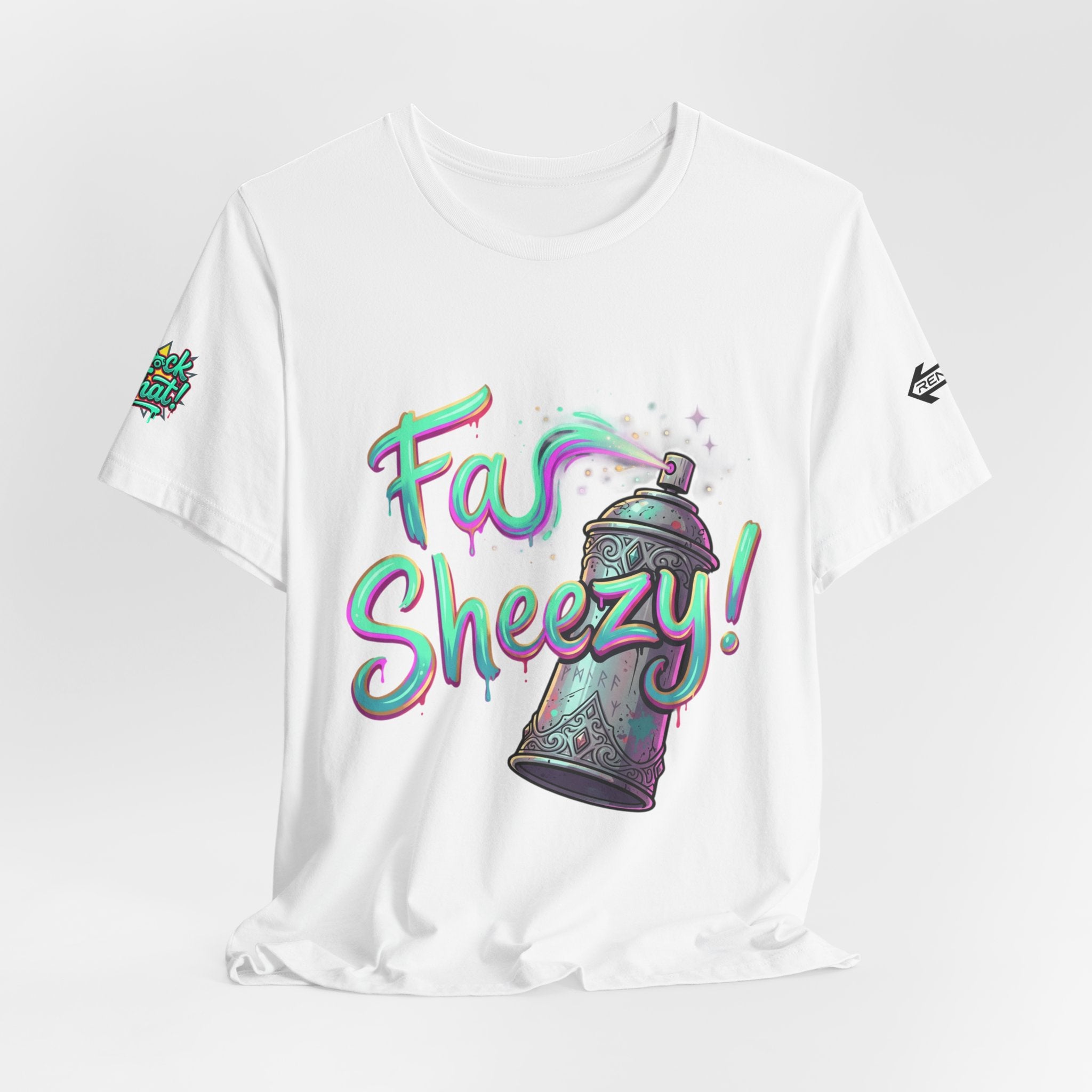Graffiti Spray Can Tee — "Fas Sheezy!" Street Art T-Shirt