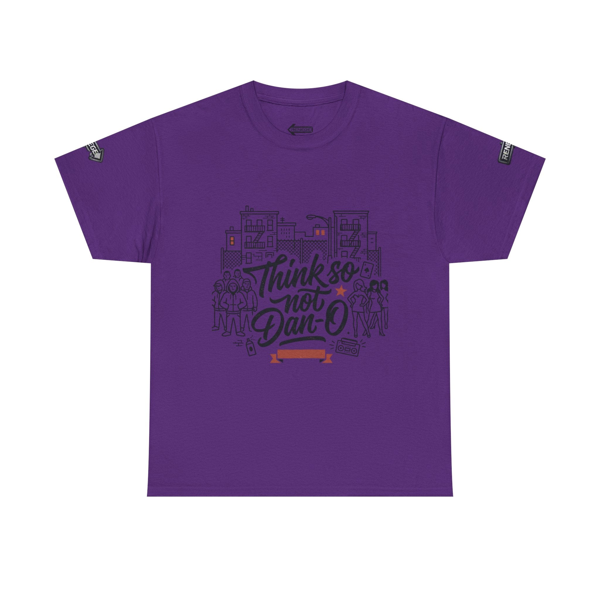 T-Shirt — "Think So Not Dan-O" Graphic Tee (Book'd Em City Back Design)