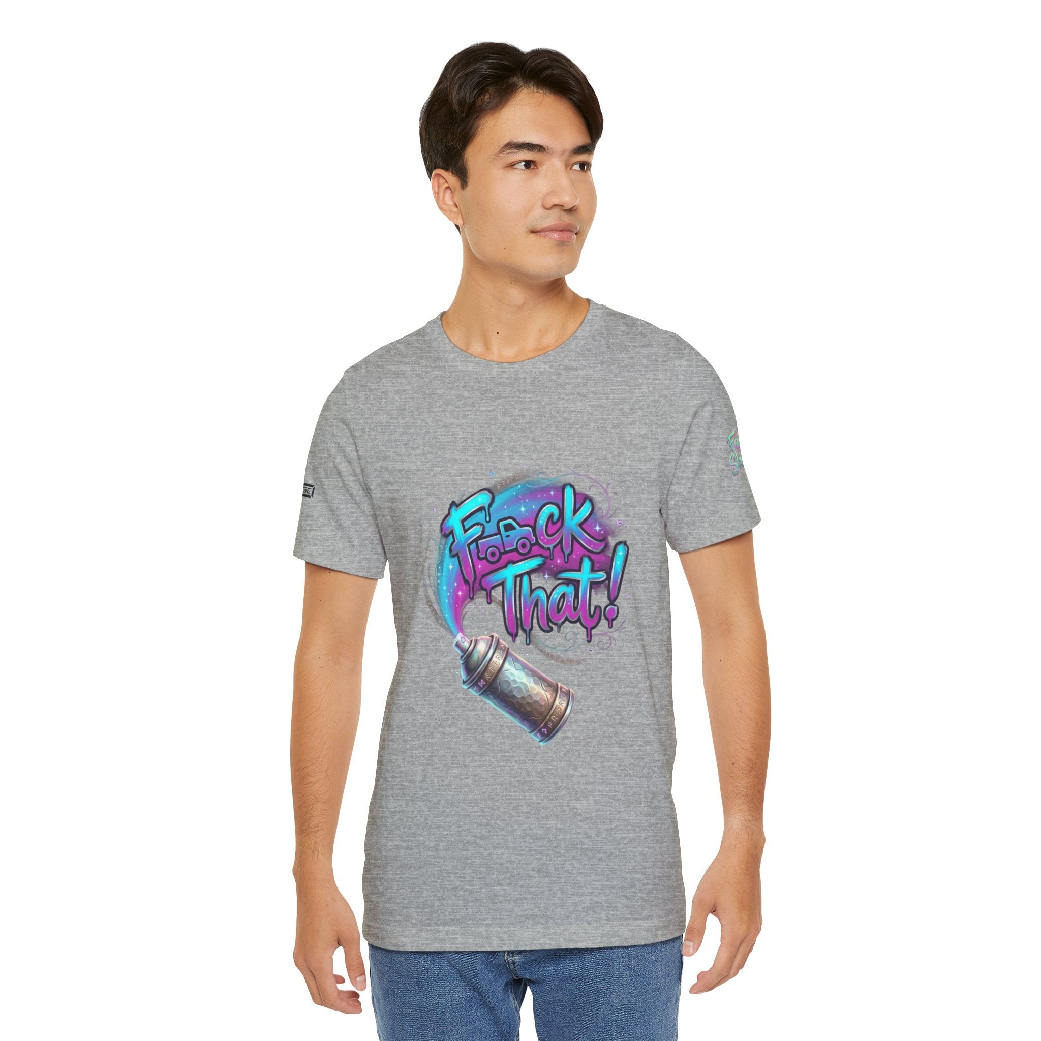 Graffiti 'F*ck That!' Spray Can T‑Shirt