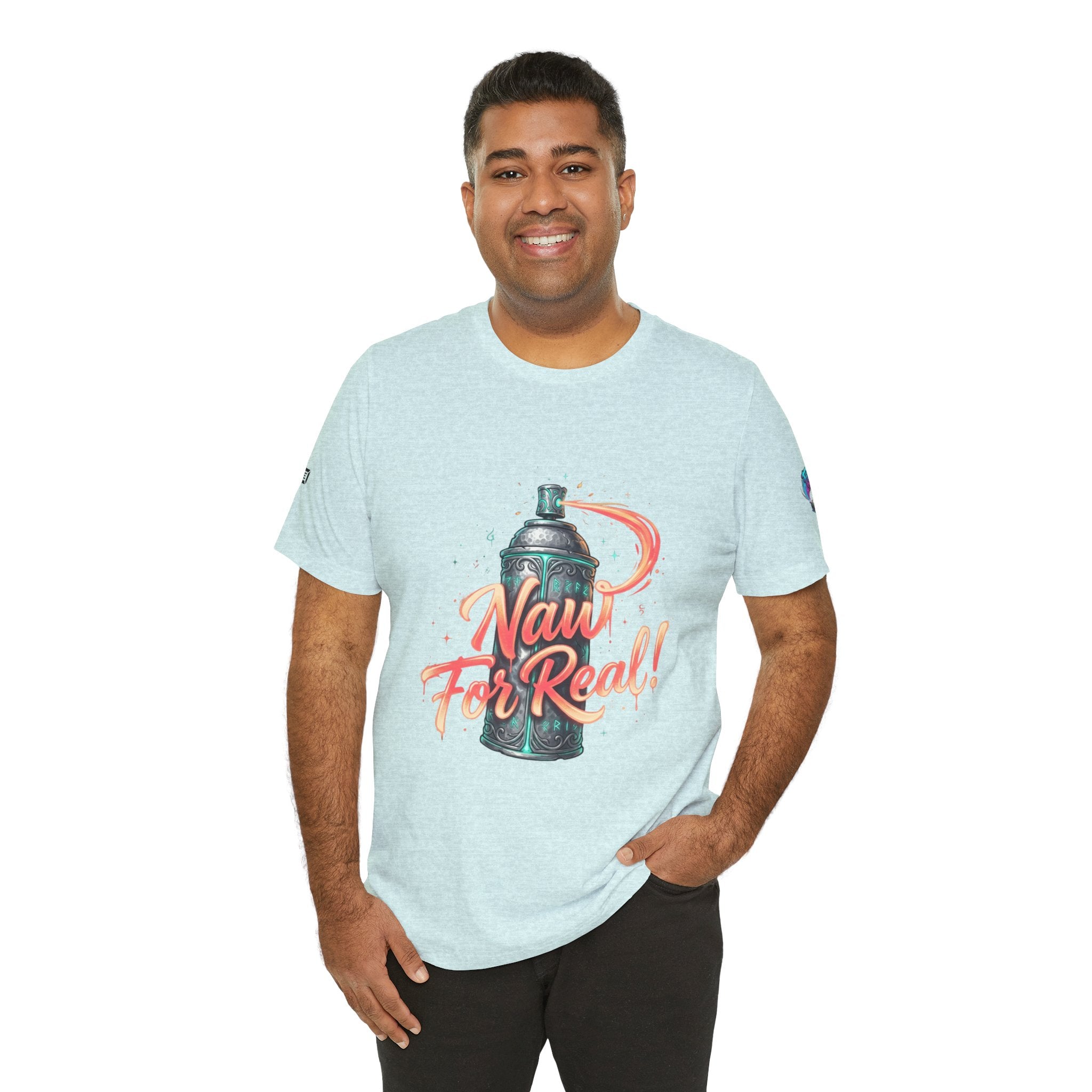 Spray Can 'Naw For Real' Graphic Tee