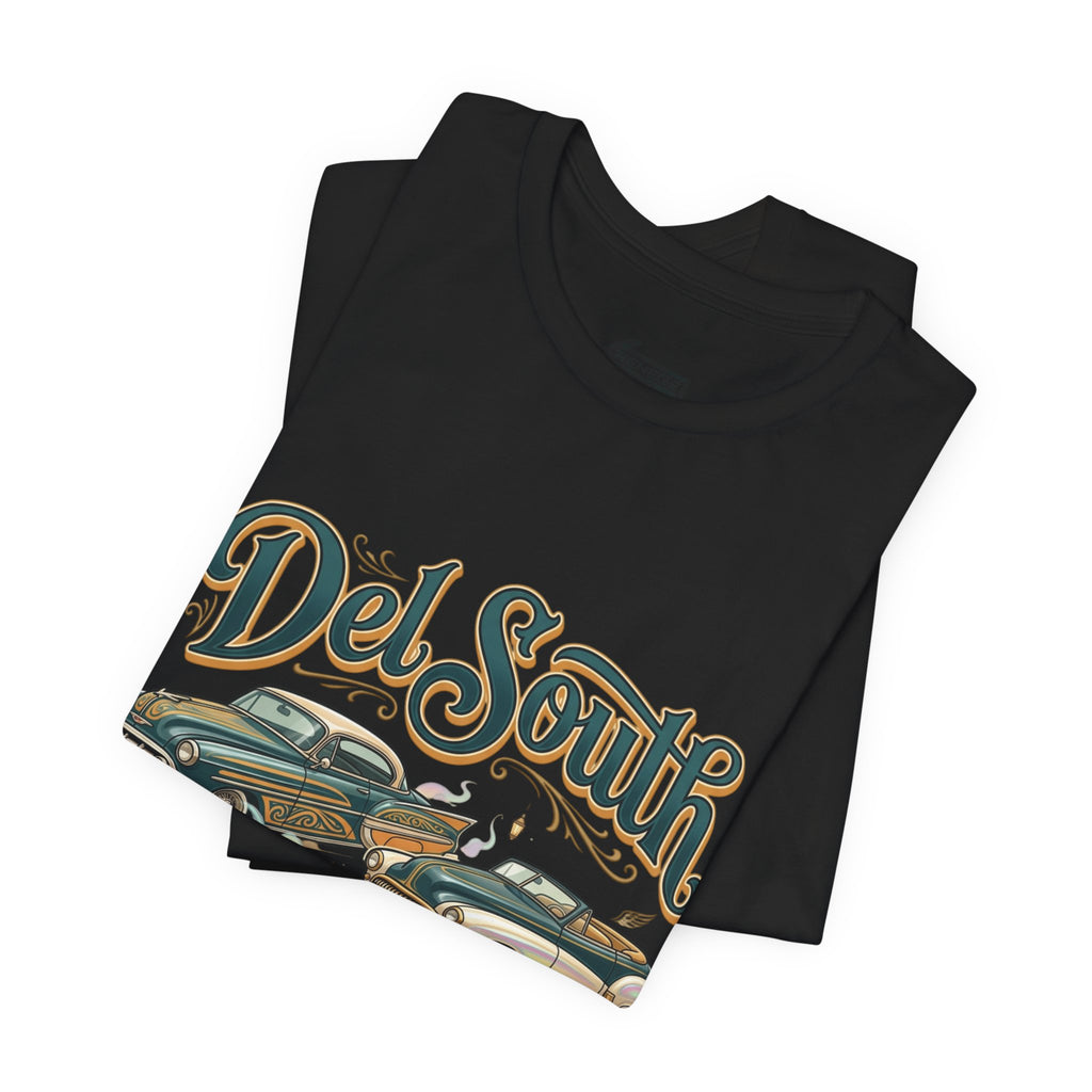 Del South Classic Cars Tee — "Hard Hitta" Back Graphic