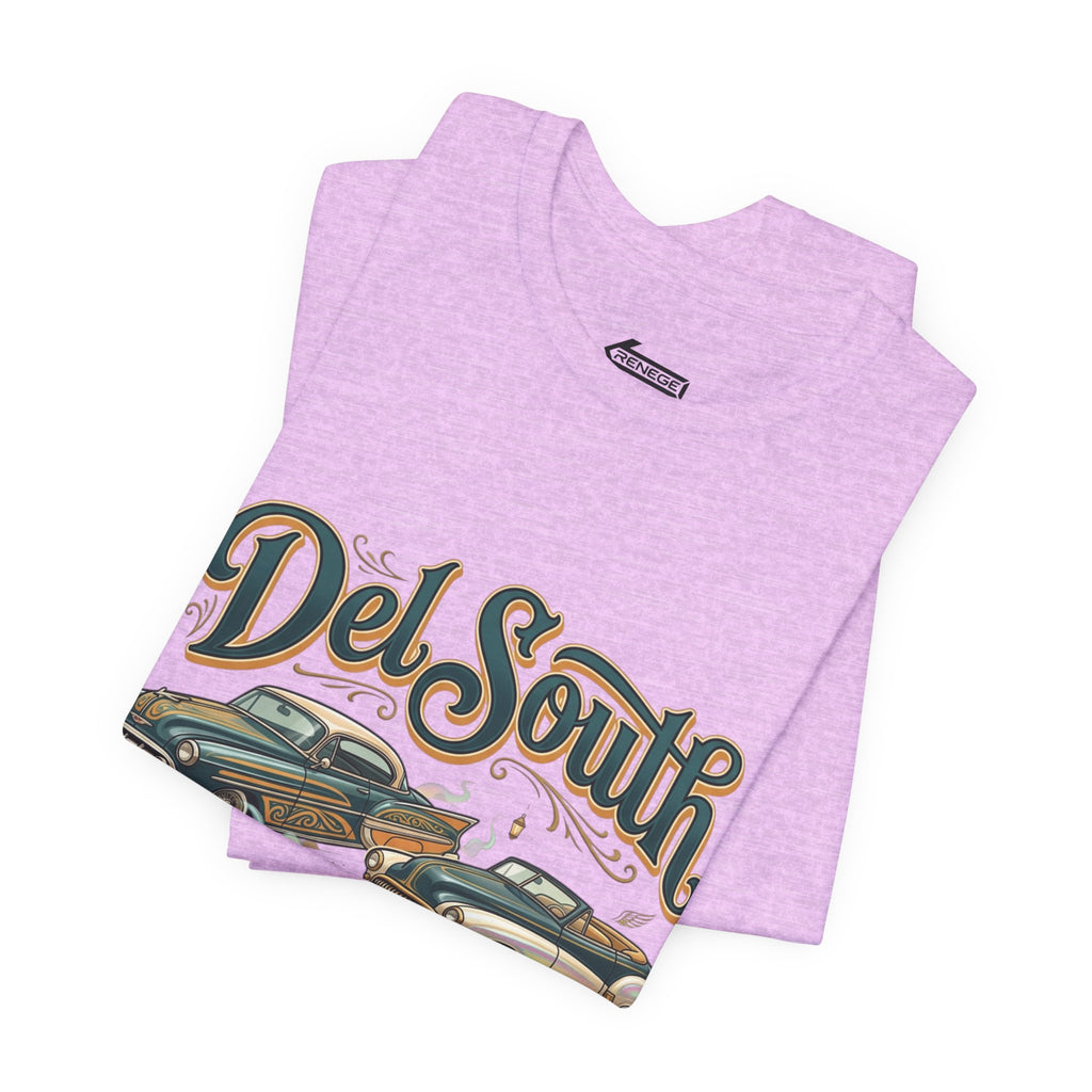 Del South Classic Cars Tee — "Hard Hitta" Back Graphic