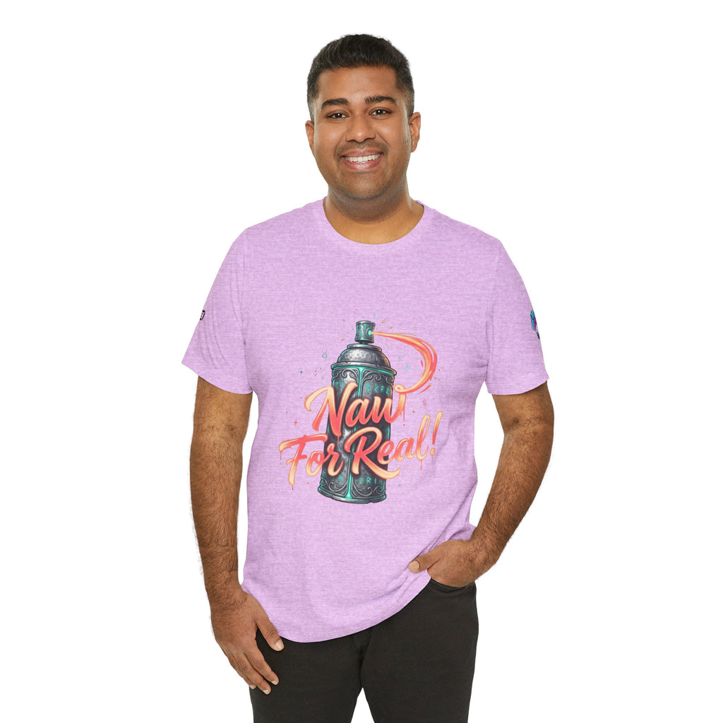 Spray Can 'Naw For Real' Graphic Tee