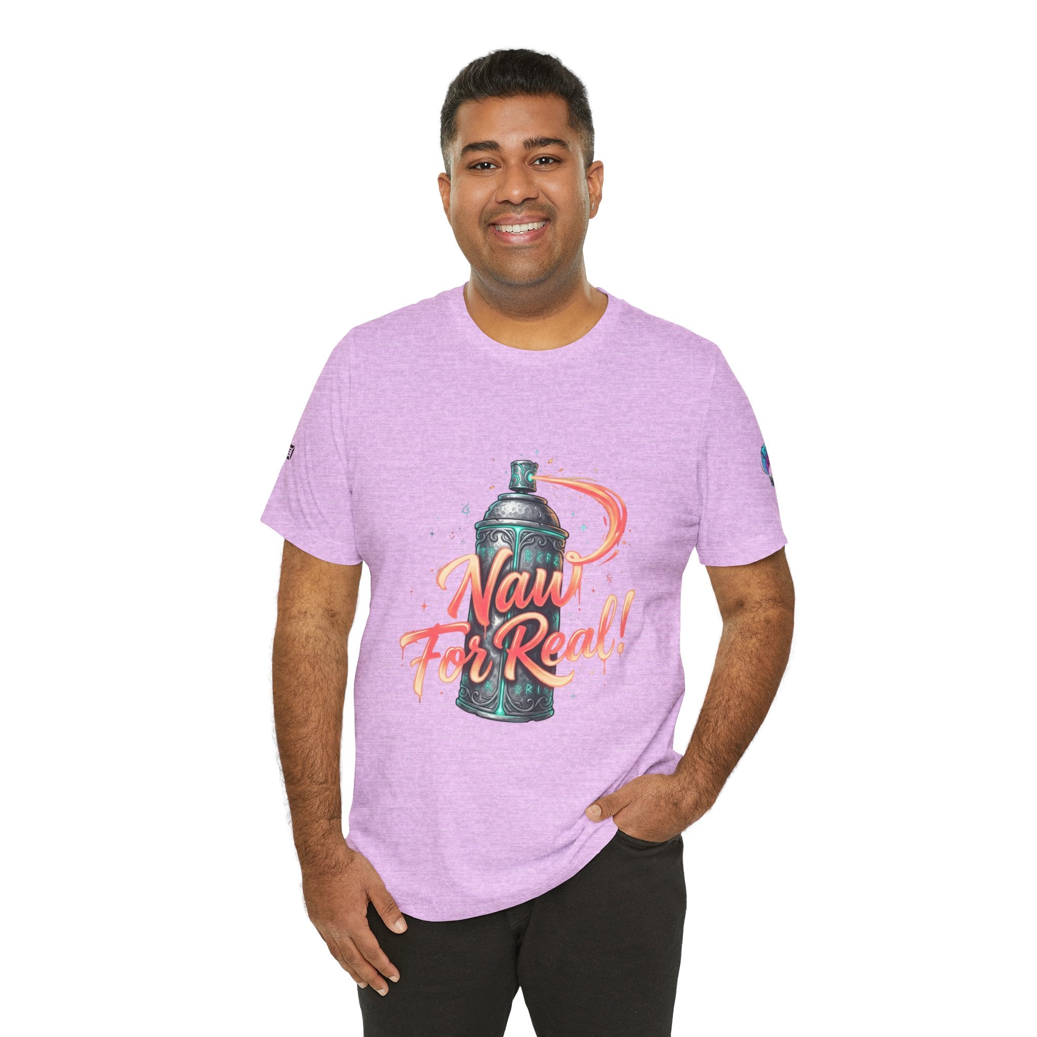 Spray Can 'Naw For Real' Graphic Tee