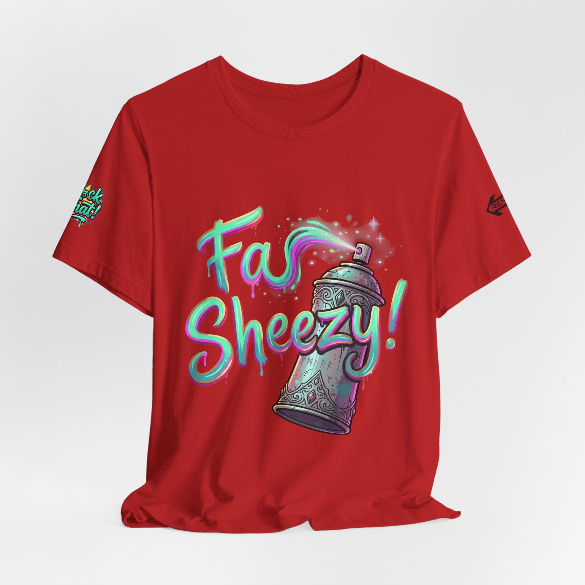 Graffiti Spray Can Tee — "Fas Sheezy!" Street Art T-Shirt