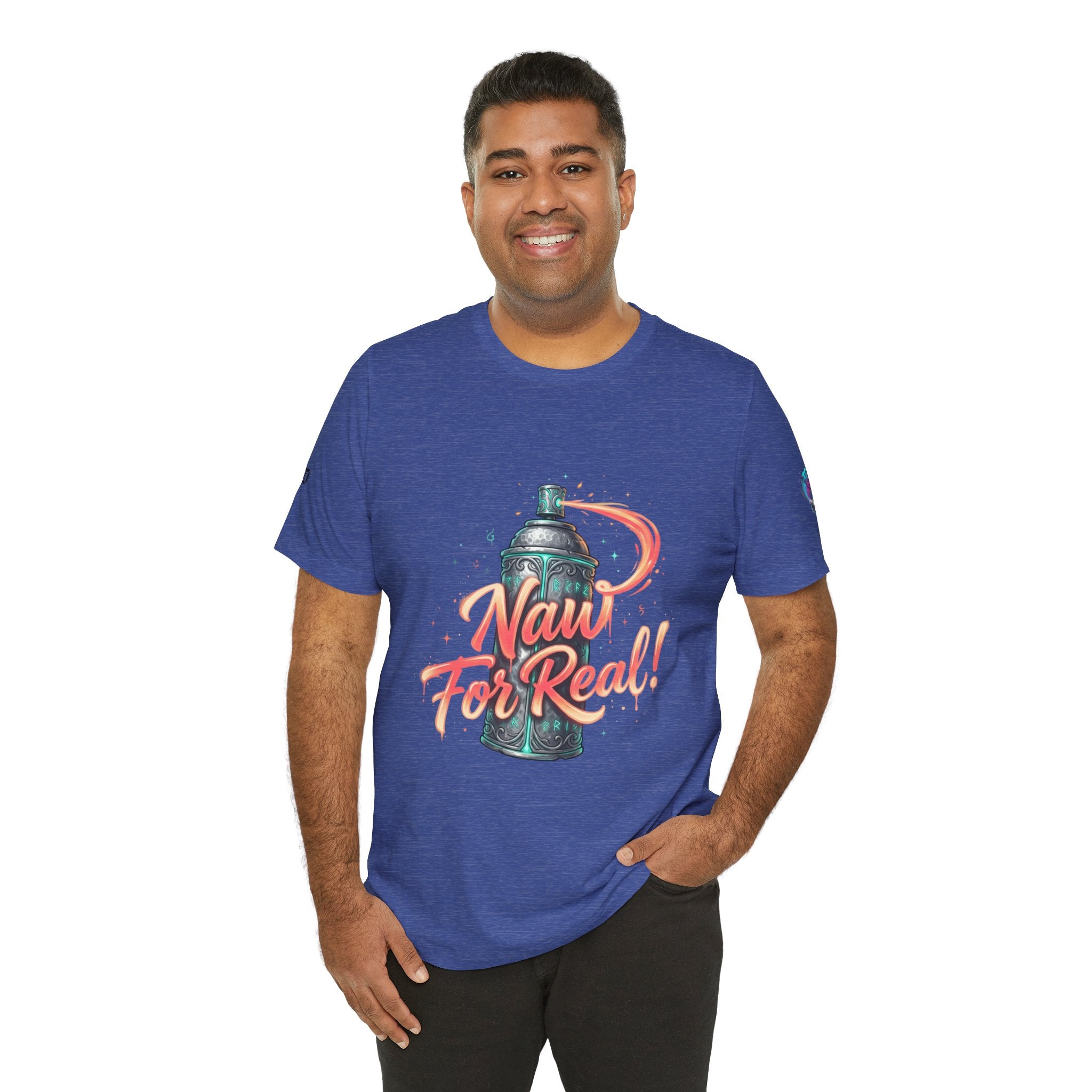 Spray Can 'Naw For Real' Graphic Tee