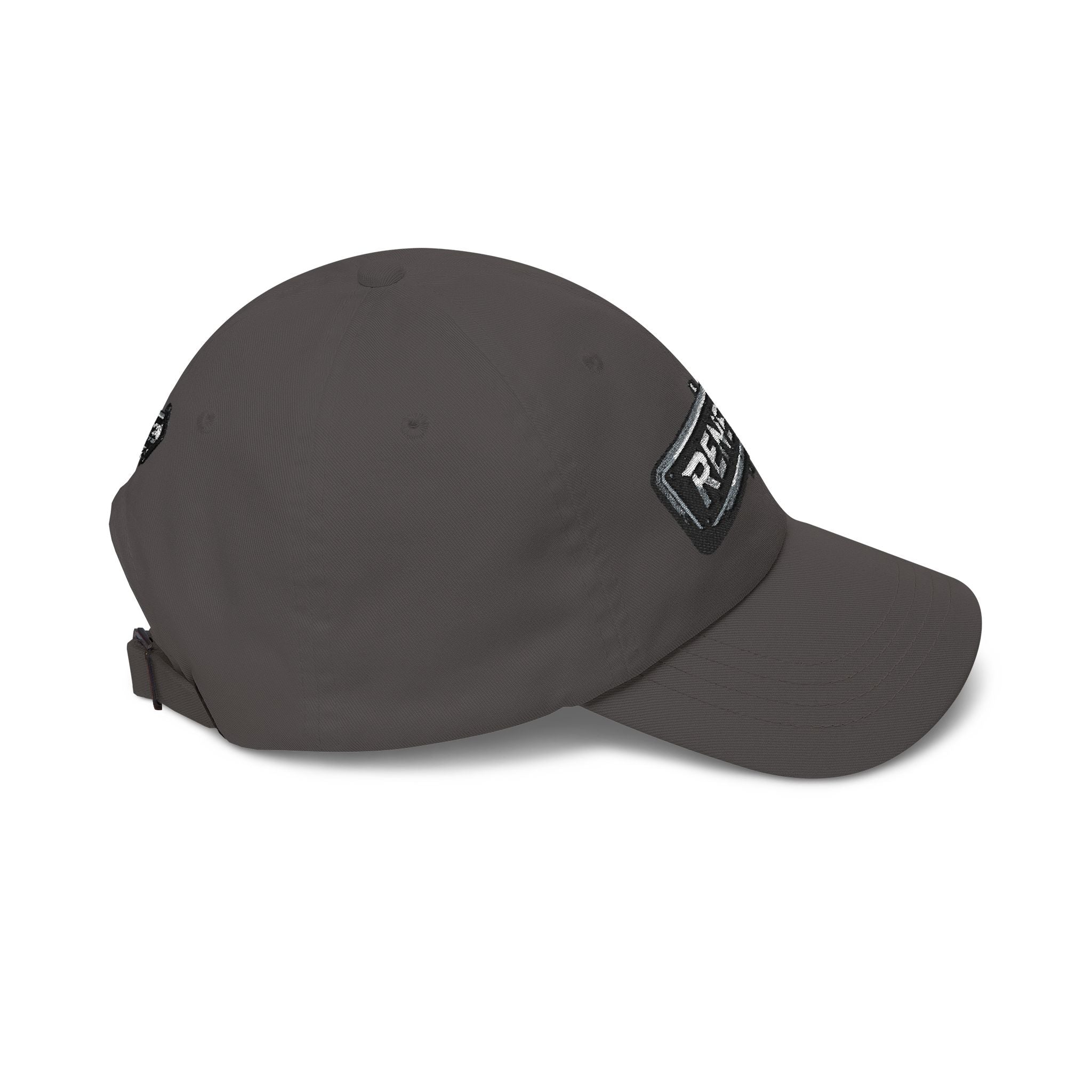 Renegé Arrow Dad Cap — Embroidered White Baseball Hat