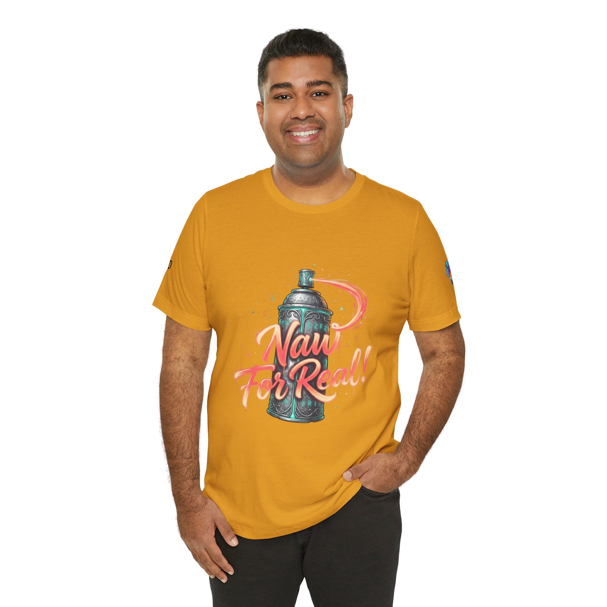 Spray Can 'Naw For Real' Graphic Tee