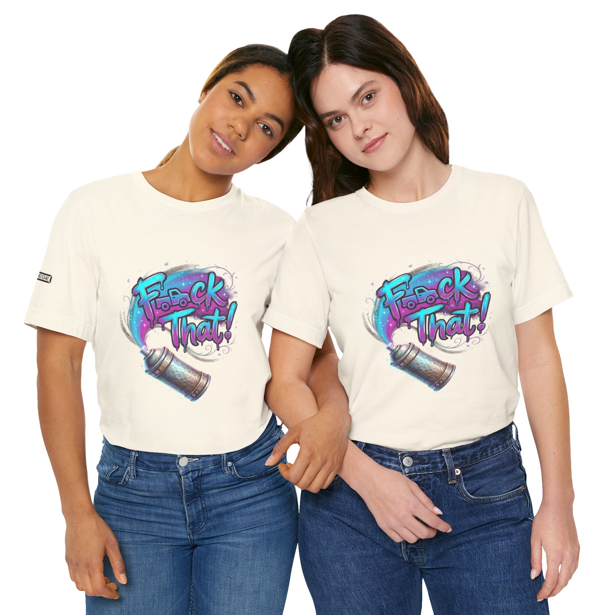 Graffiti 'F*ck That!' Spray Can T‑Shirt