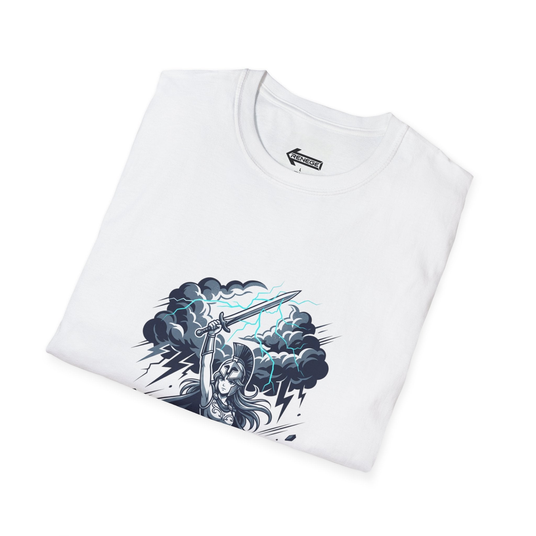 Athena Warrior T-Shirt — Mythical Greek Goddess Graphic Tee