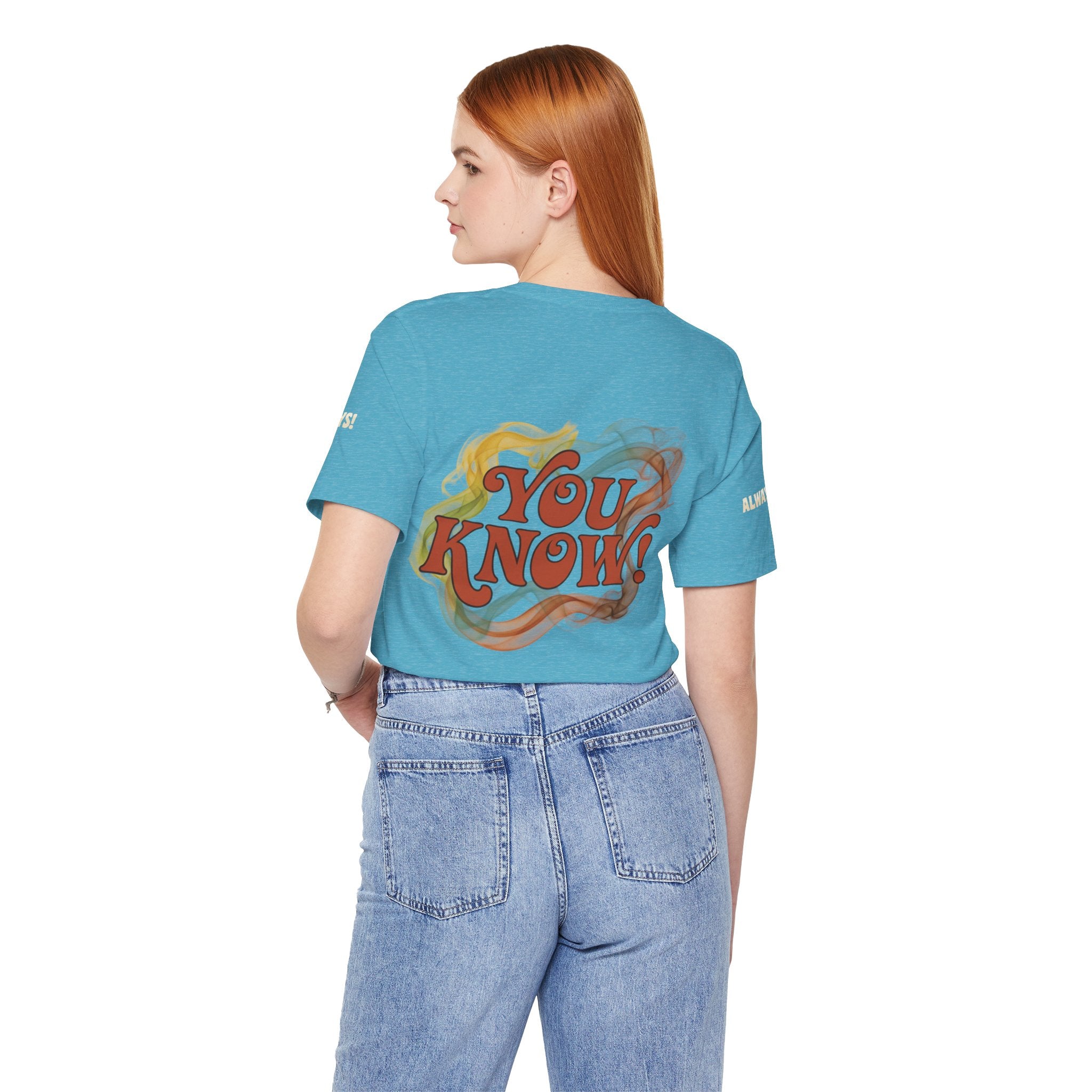You Know! Graphic Tee — Retro Swirl Vintage Style T‑Shirt