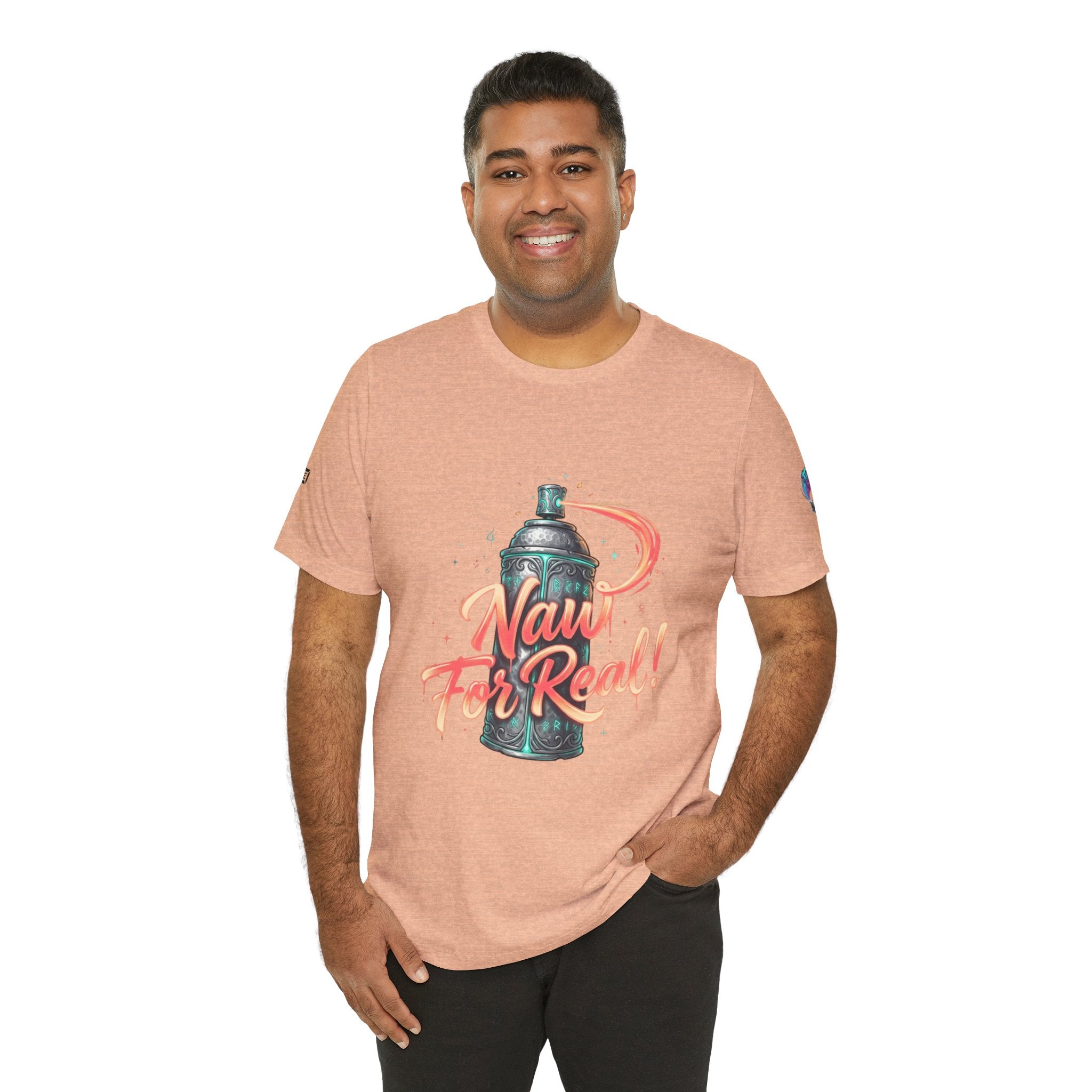 Spray Can 'Naw For Real' Graphic Tee