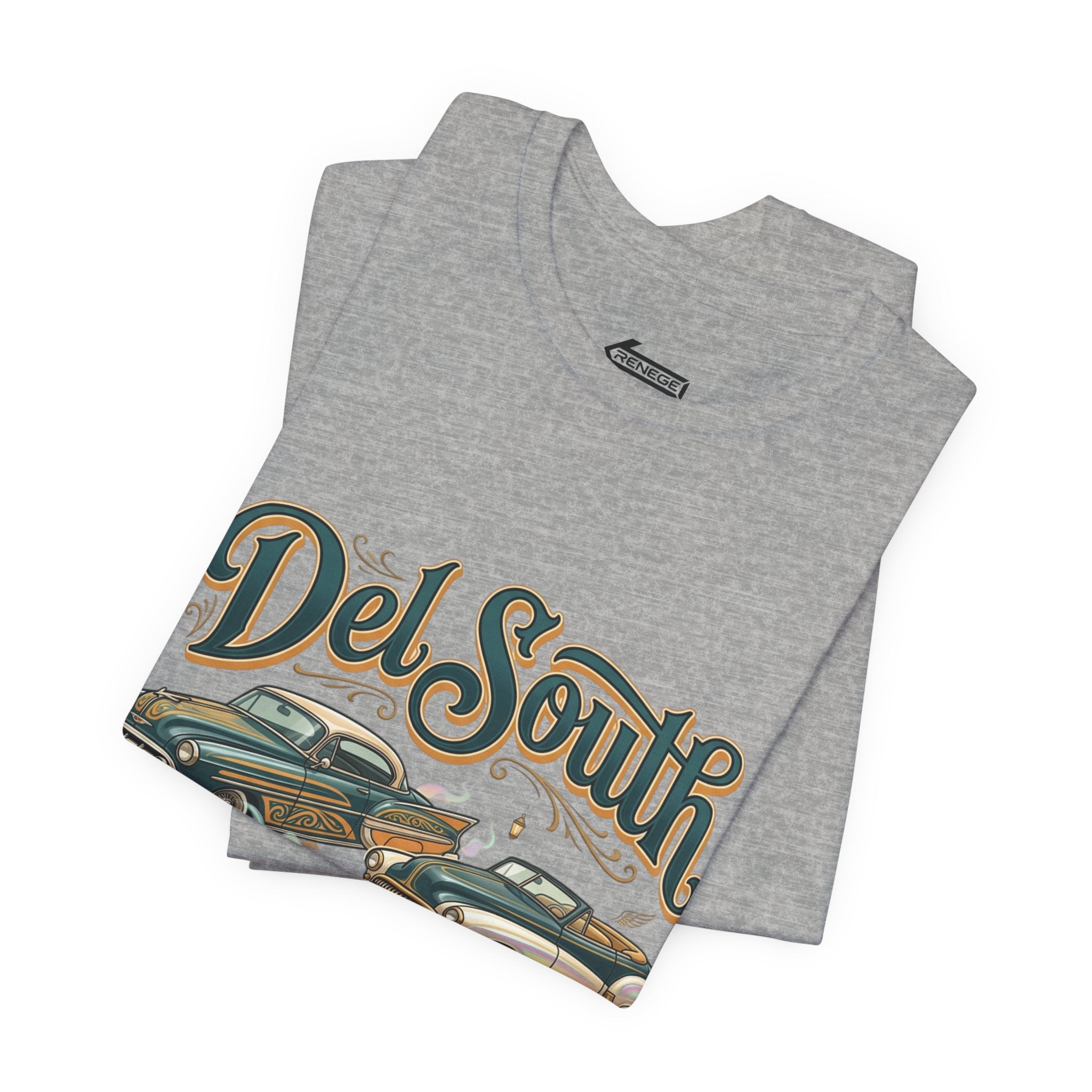 Del South Classic Cars Tee — "Hard Hitta" Back Graphic