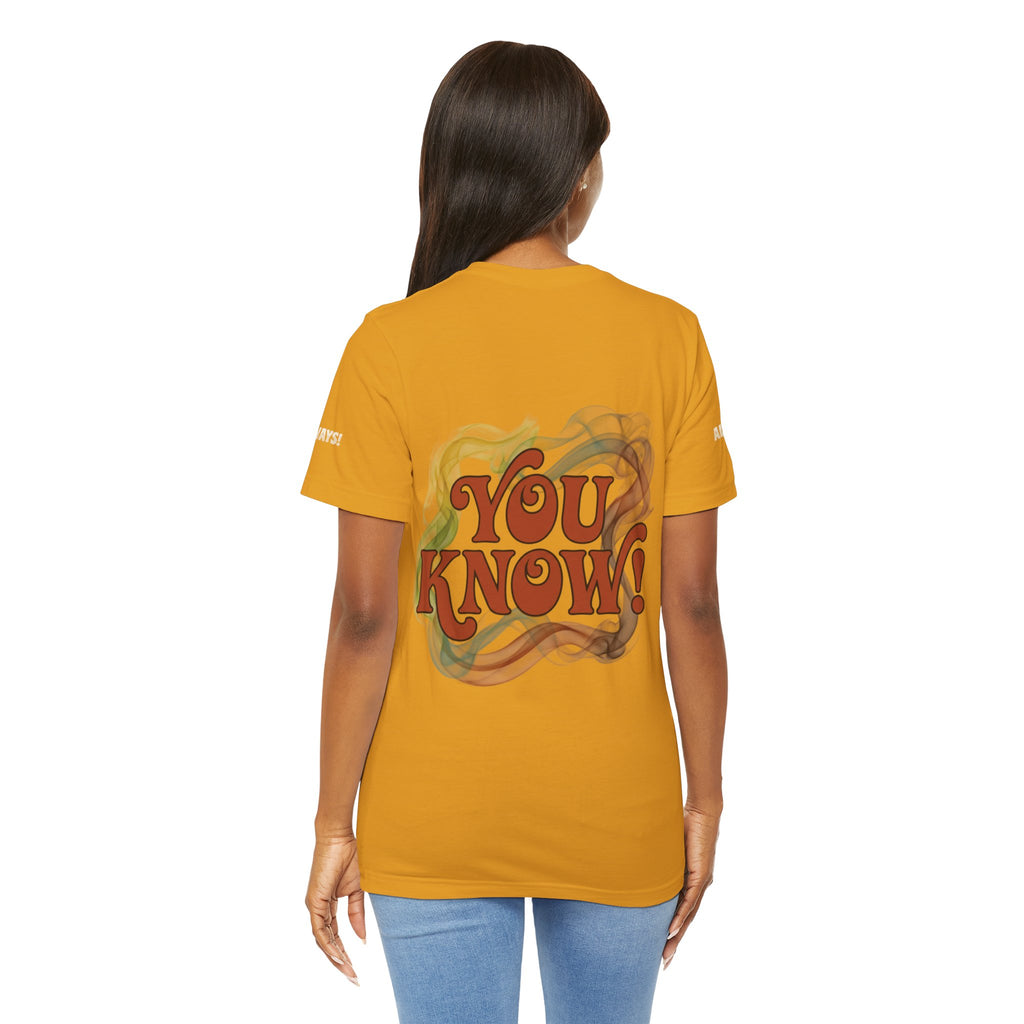 You Know! Graphic Tee — Retro Swirl Vintage Style T‑Shirt