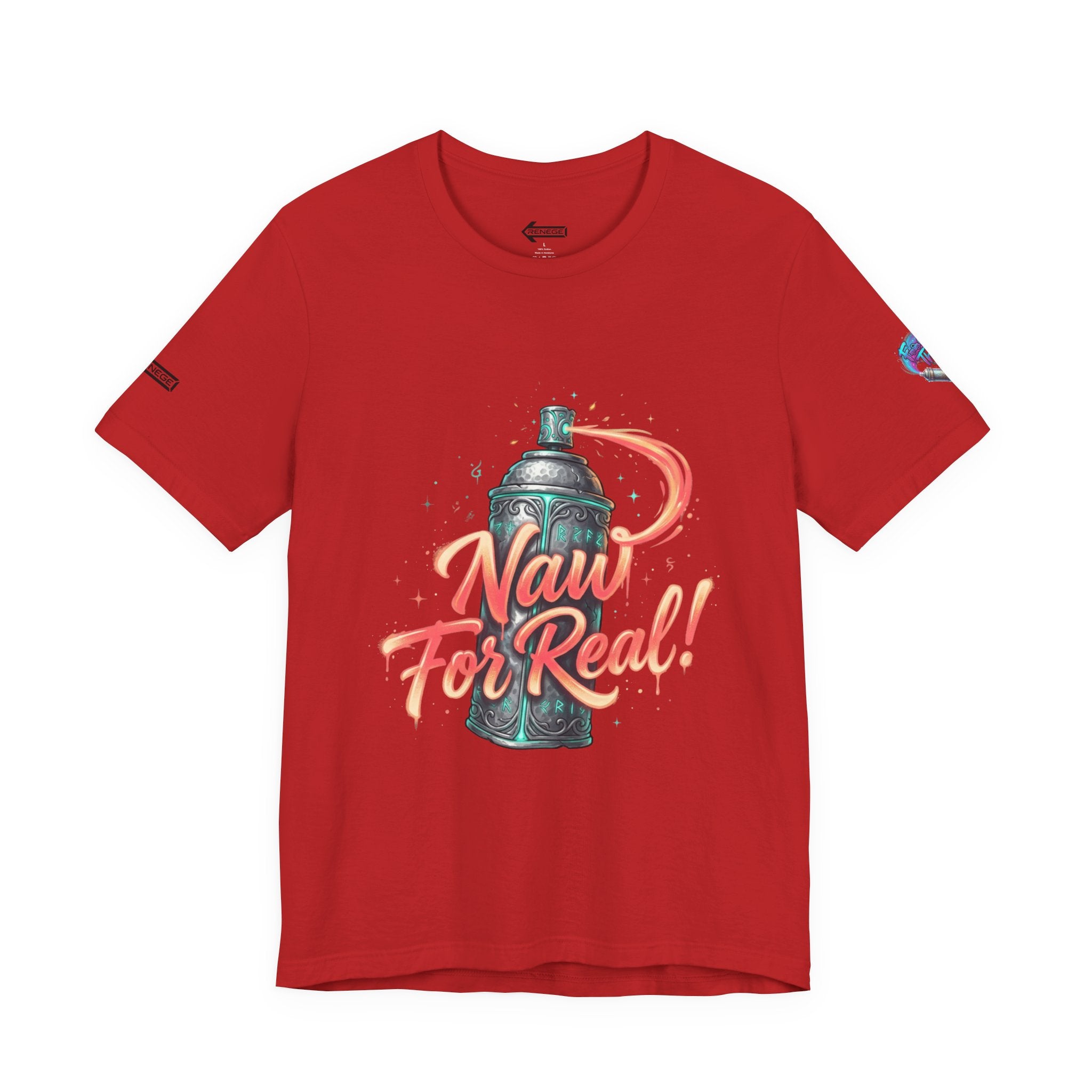 Spray Can 'Naw For Real' Graphic Tee