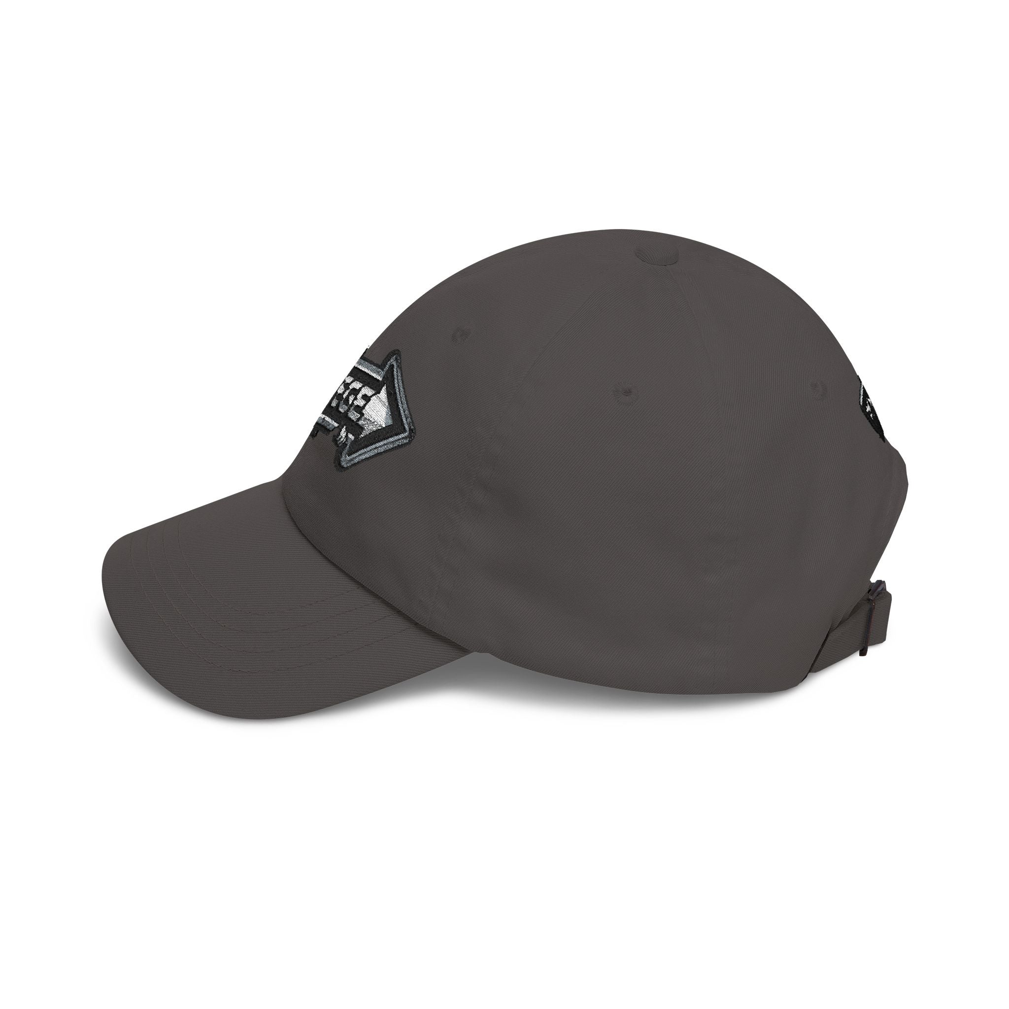 Renegé Arrow Dad Cap — Embroidered White Baseball Hat