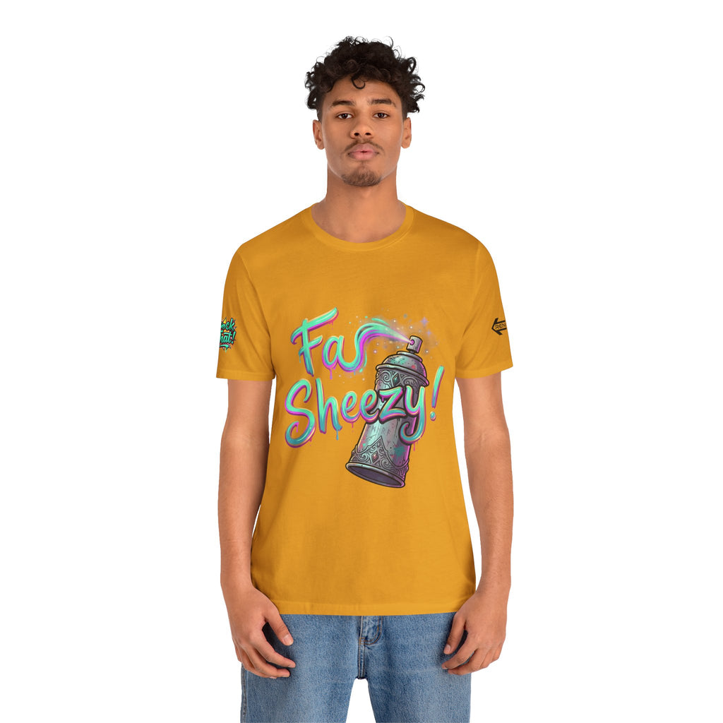 Graffiti Spray Can Tee — "Fas Sheezy!" Street Art T-Shirt