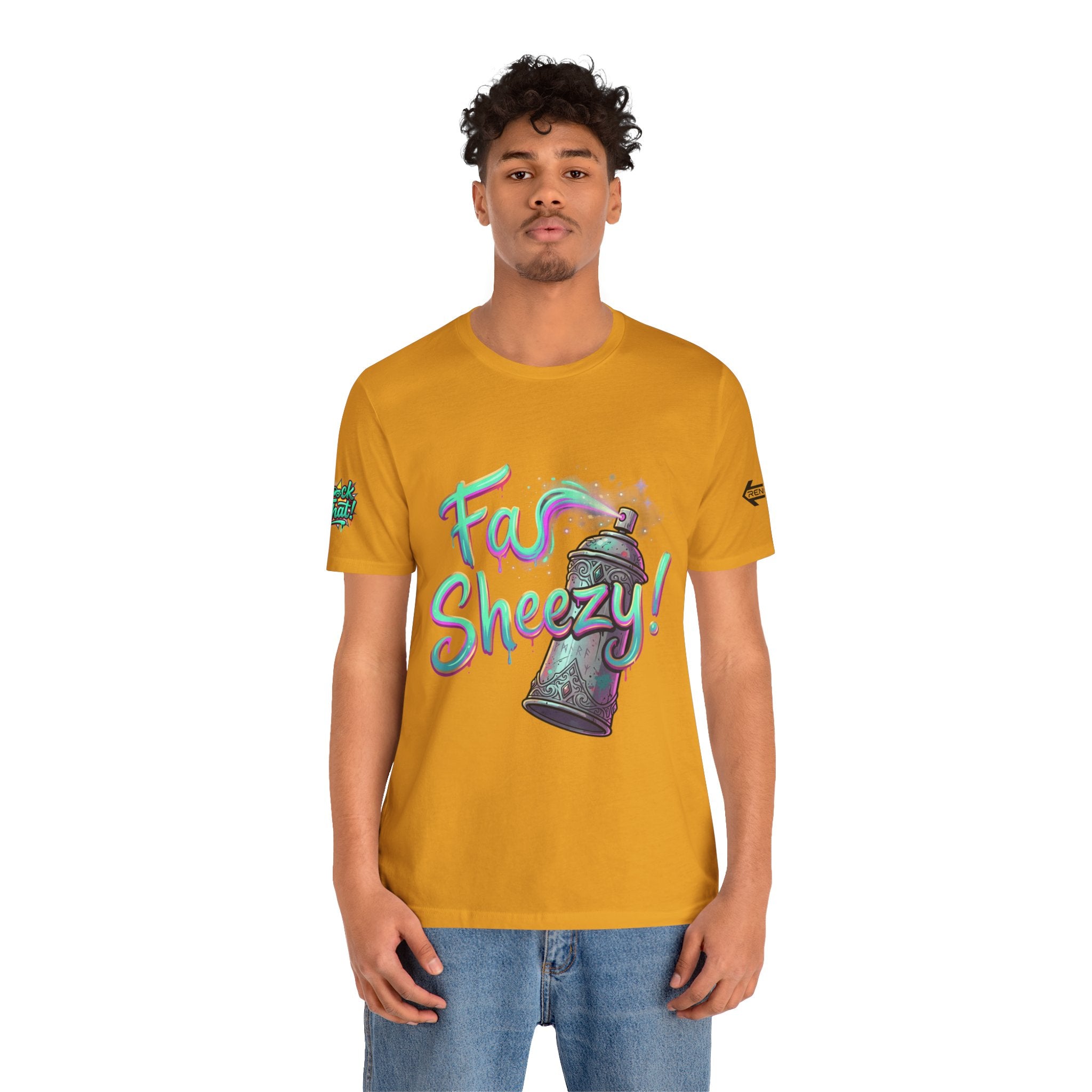 Graffiti Spray Can Tee — "Fas Sheezy!" Street Art T-Shirt
