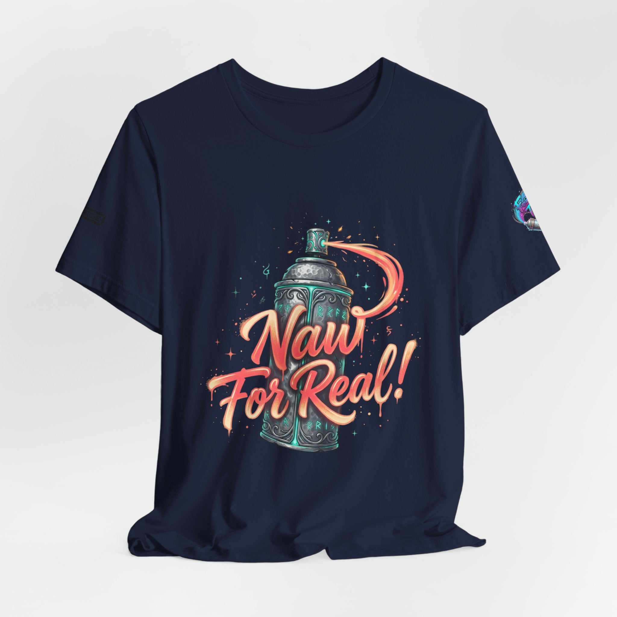 Spray Can 'Naw For Real' Graphic Tee