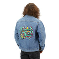 Denim Jacket — Bold Back Graffiti "F*ck That!" Design