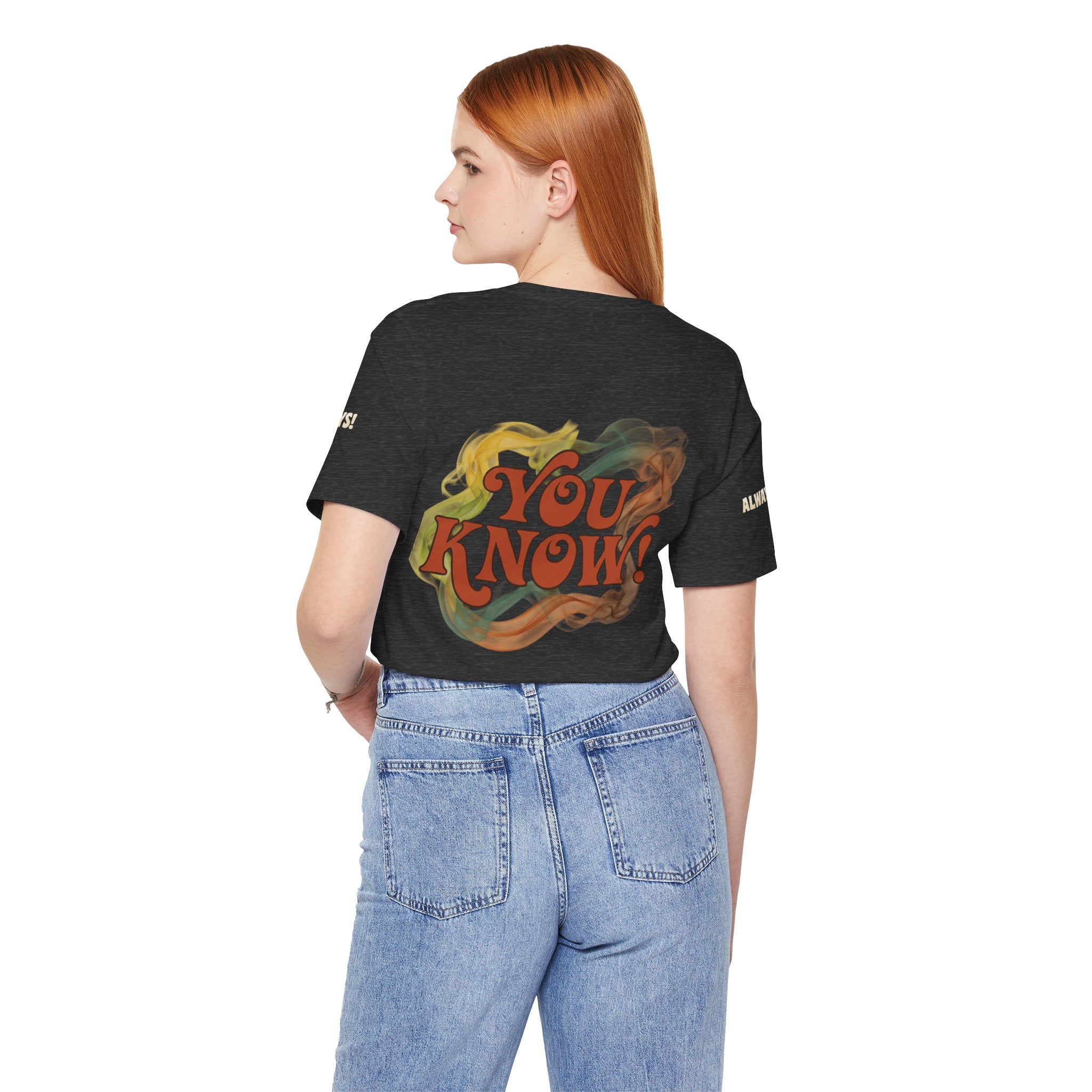 You Know! Graphic Tee — Retro Swirl Vintage Style T‑Shirt