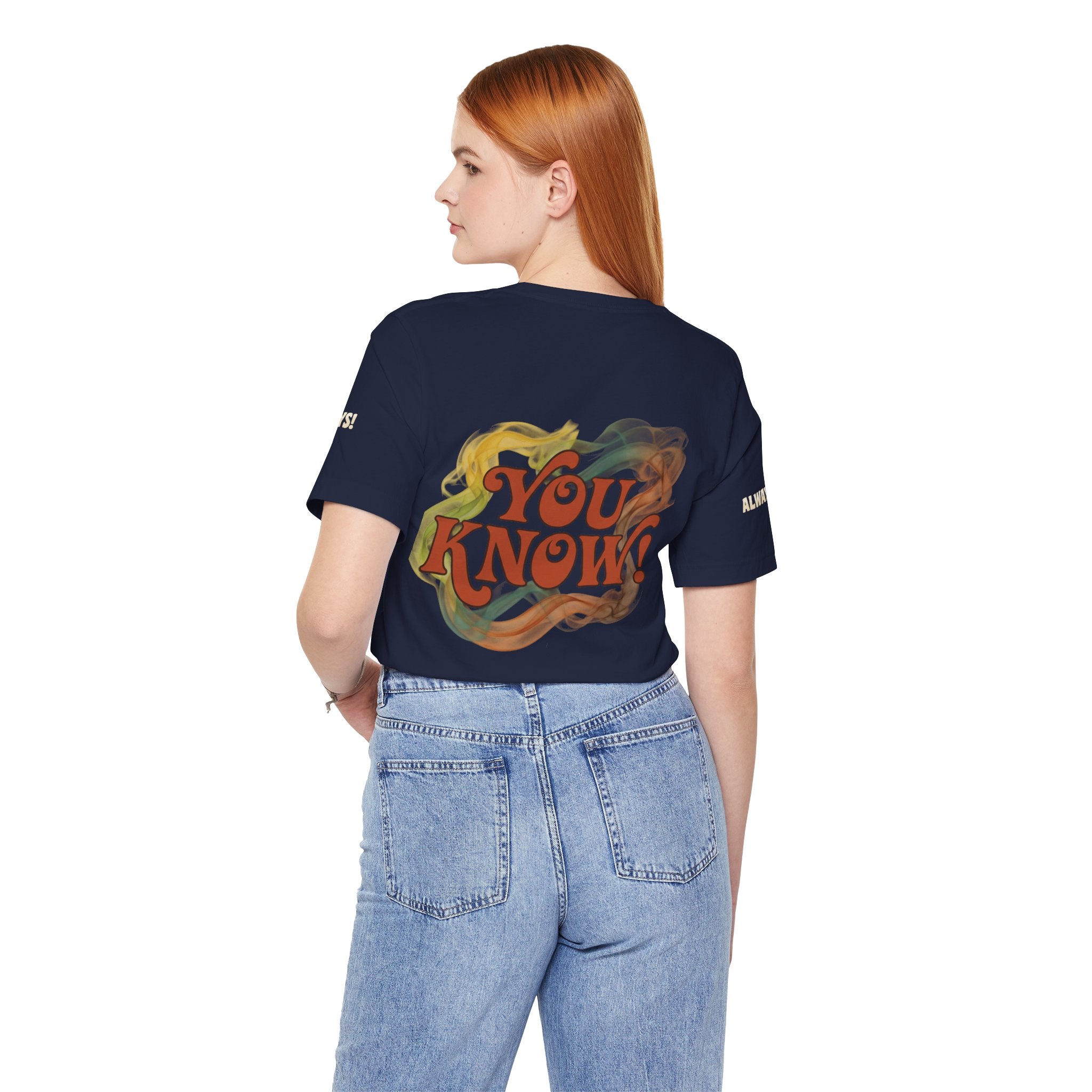 You Know! Graphic Tee — Retro Swirl Vintage Style T‑Shirt