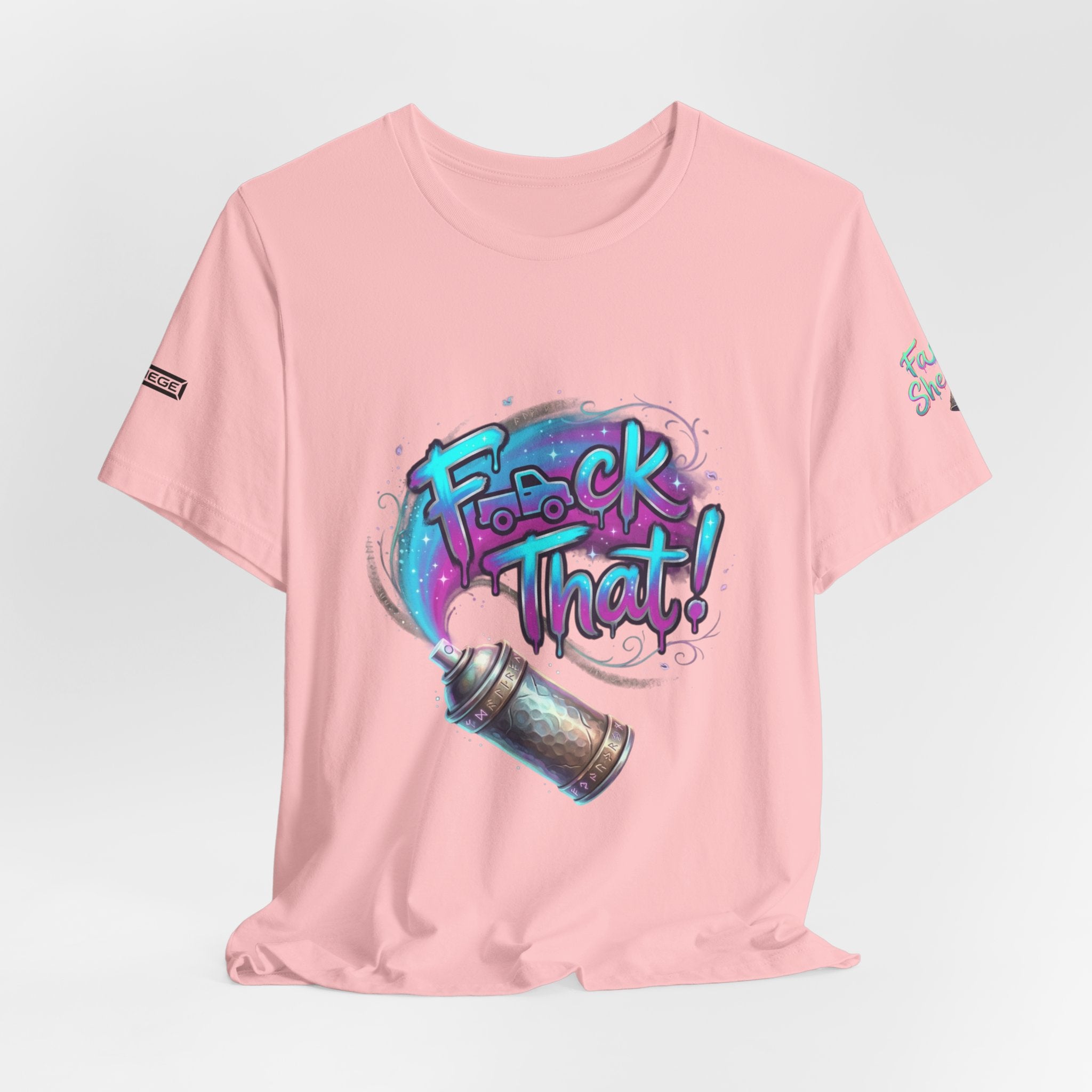 Graffiti 'F*ck That!' Spray Can T‑Shirt