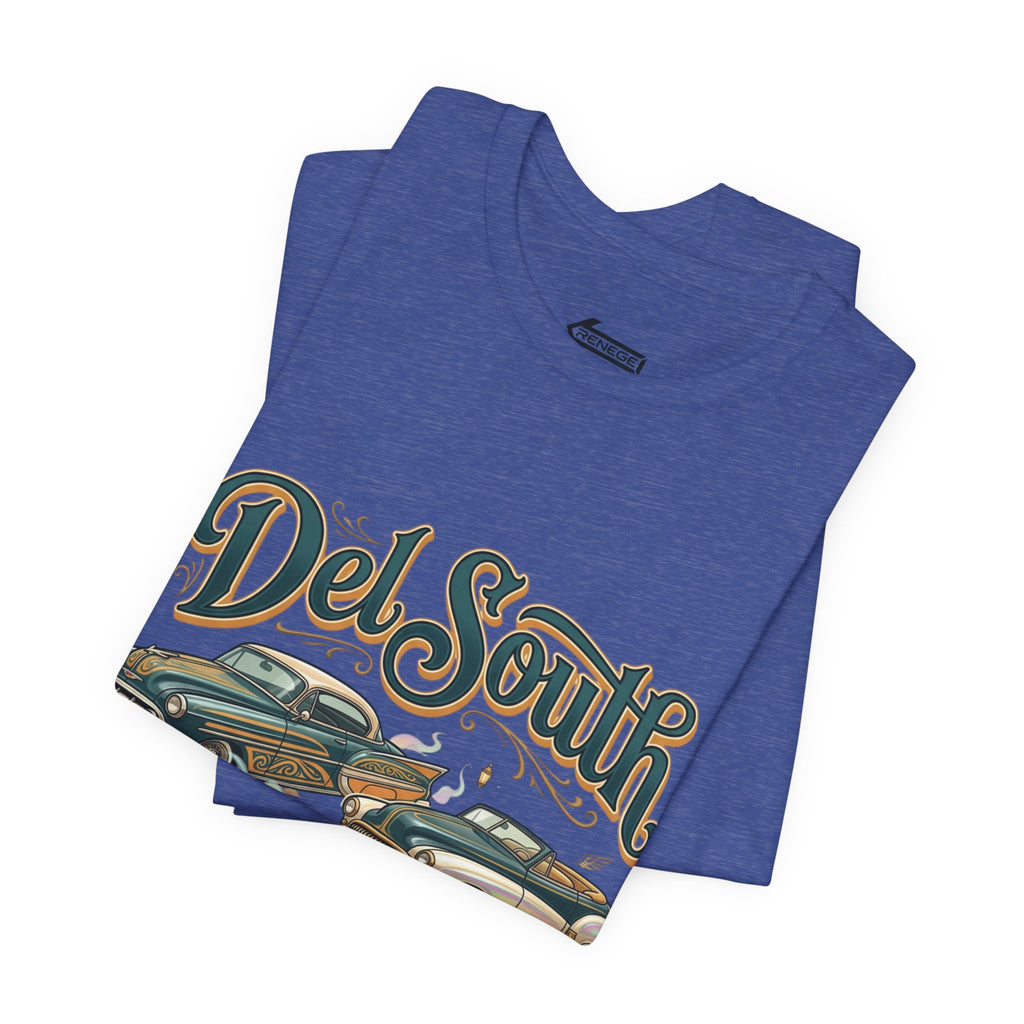 Del South Classic Cars Tee — "Hard Hitta" Back Graphic