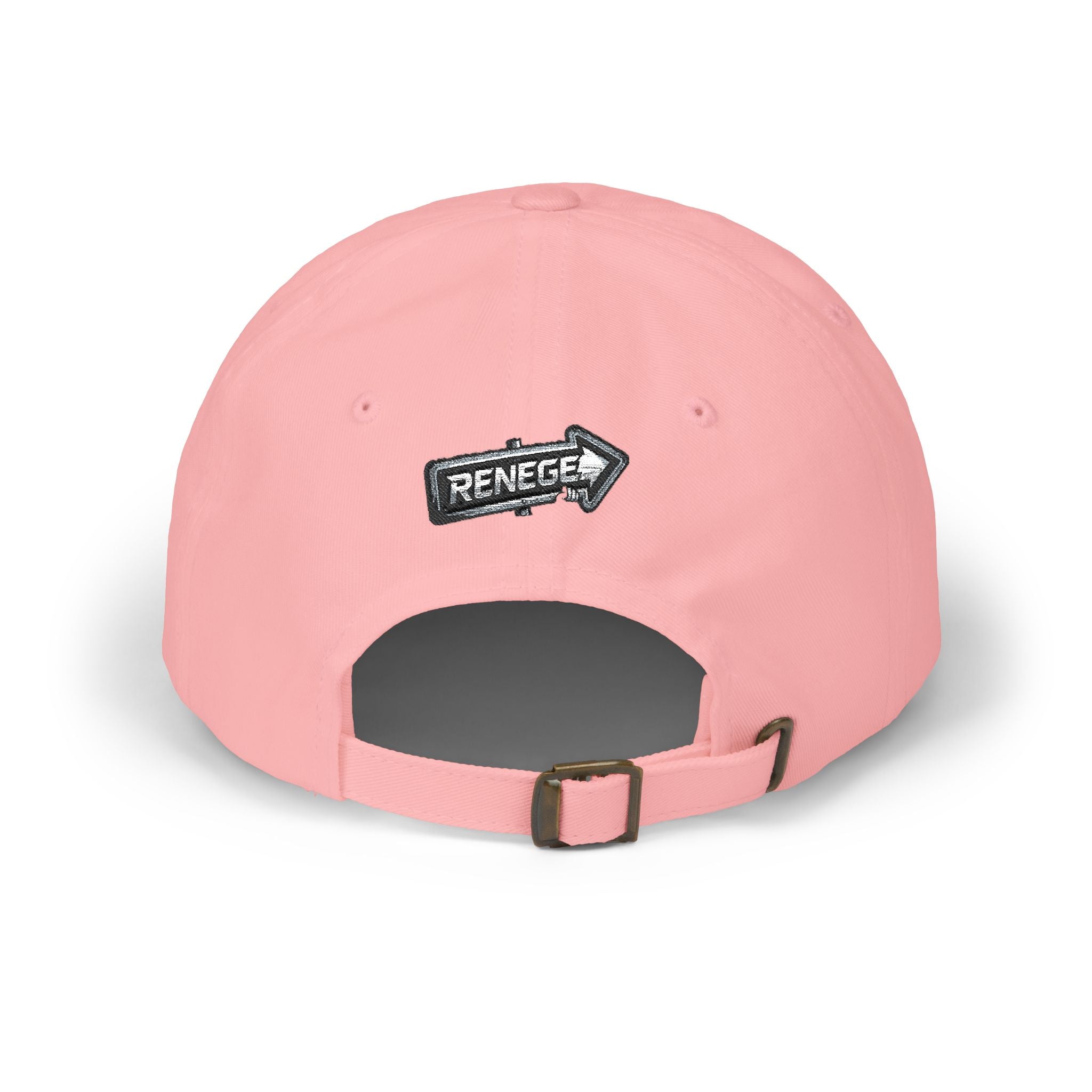 Renegé Arrow Dad Cap — Embroidered White Baseball Hat