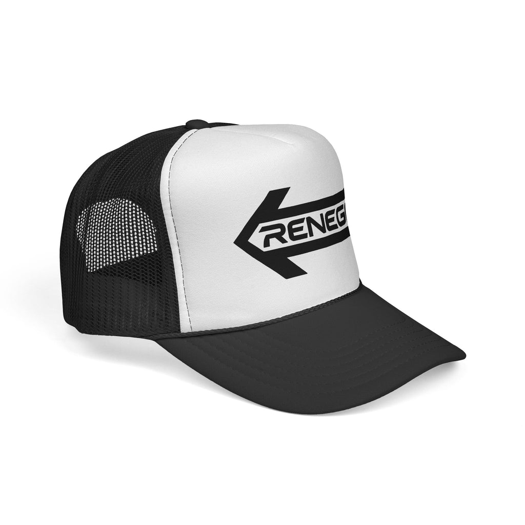 Renegade Arrow Trucker Hat — Retro Bold Logo Mesh Cap