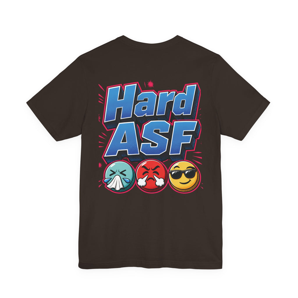 Wash Ya / Hard ASF Emoji Graphic Tee — Funny Emoji Face T-Shirt