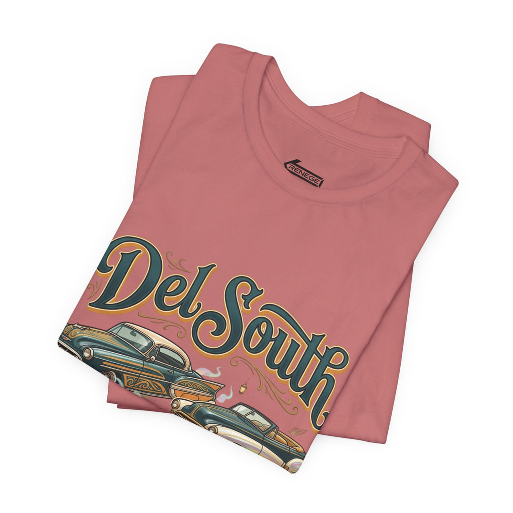 Del South Classic Cars Tee — "Hard Hitta" Back Graphic