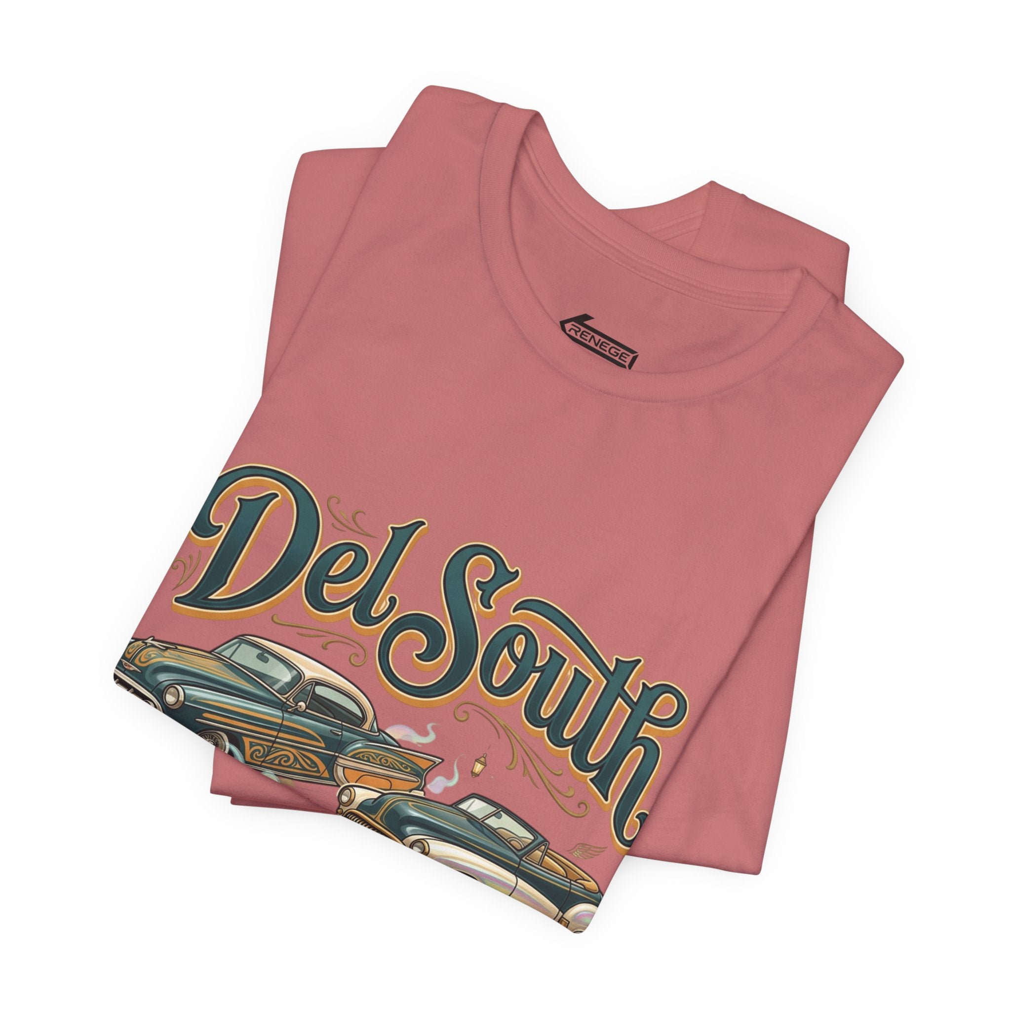 Del South Classic Cars Tee — "Hard Hitta" Back Graphic