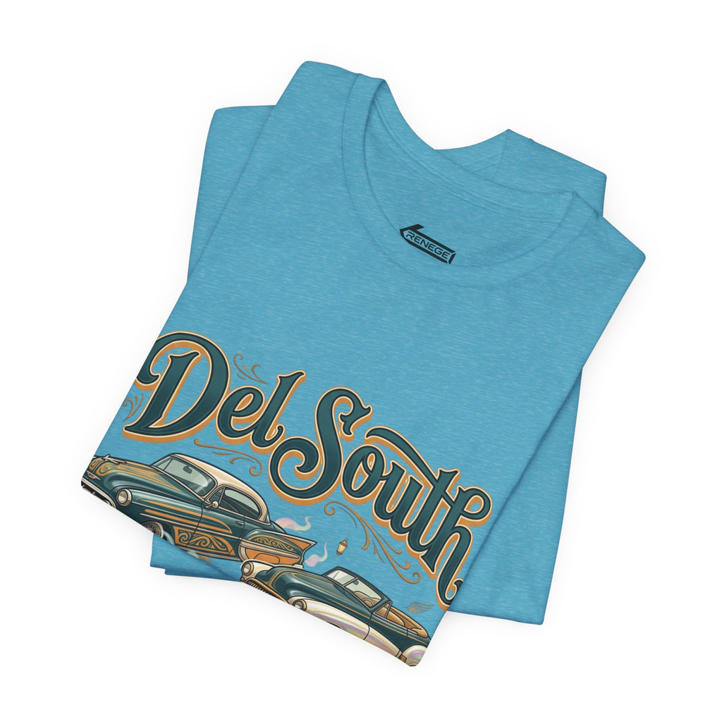 Del South Classic Cars Tee — "Hard Hitta" Back Graphic