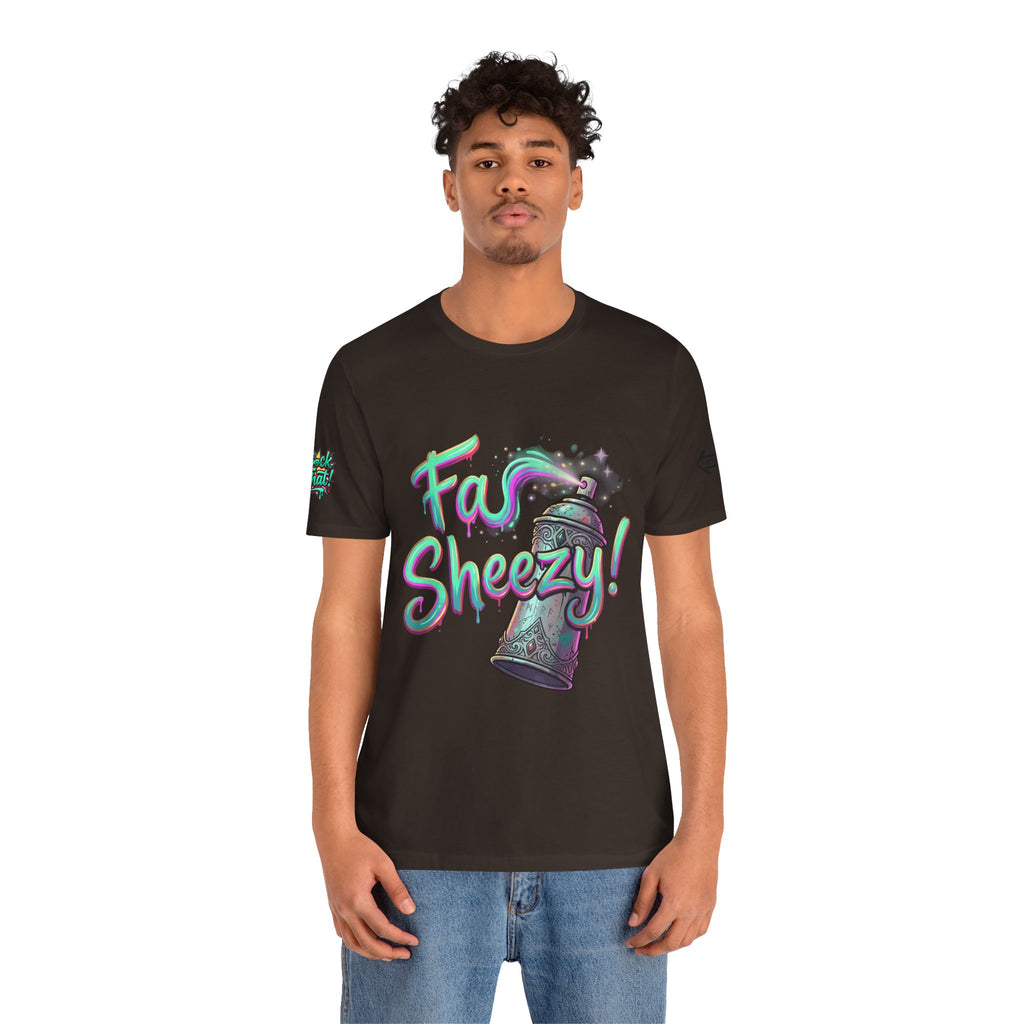 Graffiti Spray Can Tee — "Fas Sheezy!" Street Art T-Shirt