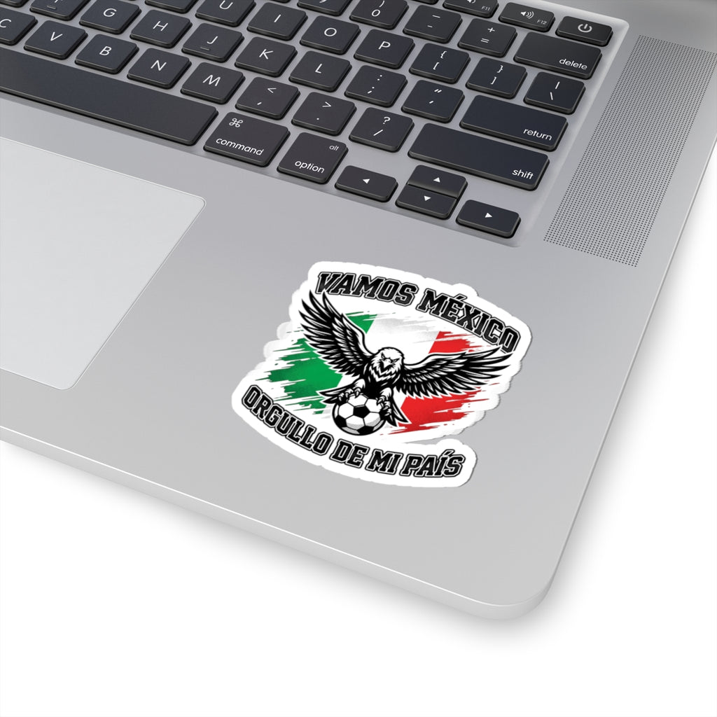 Vamos México Sticker — Orgullo de mi País Soccer Eagle (Kiss-Cut)