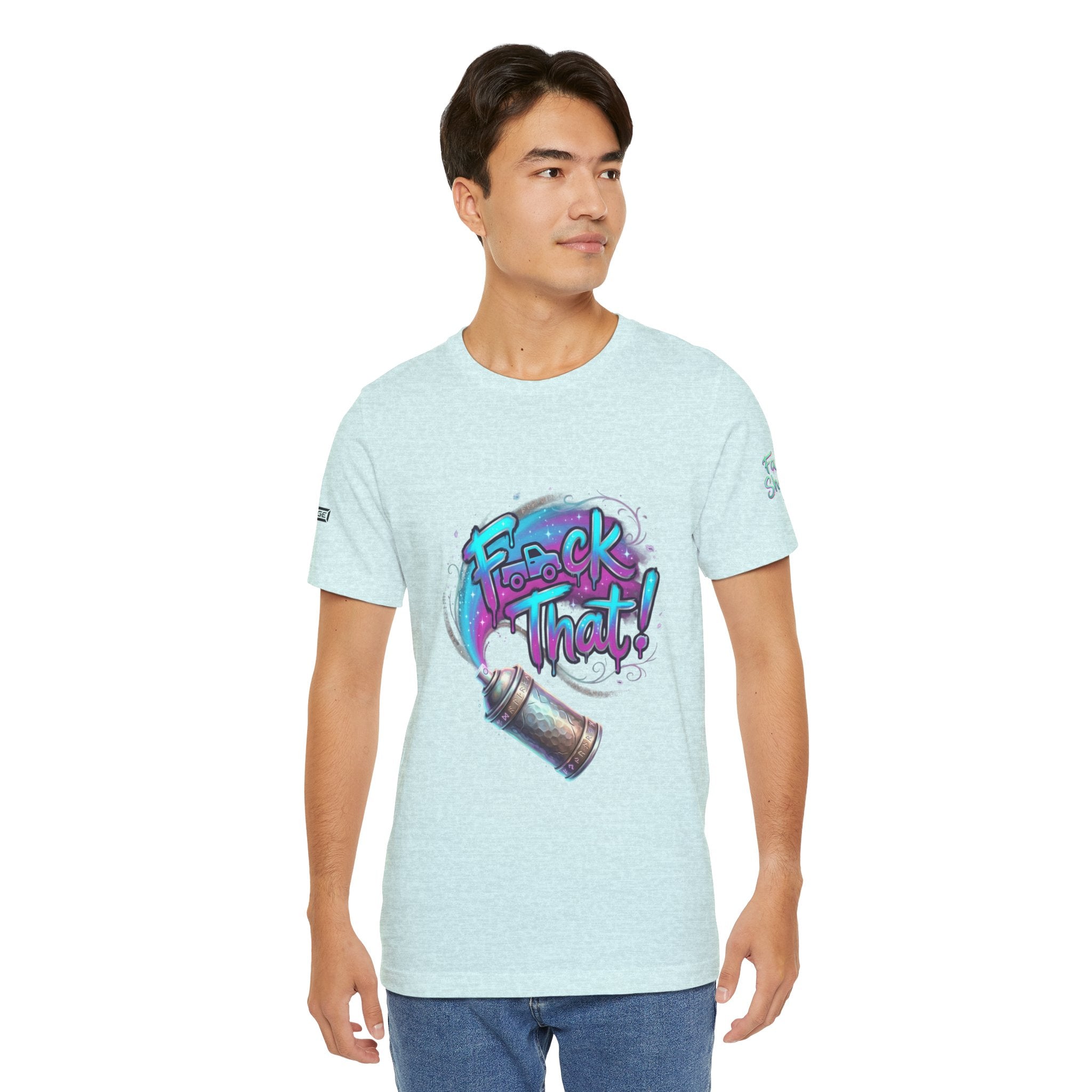 Graffiti 'F*ck That!' Spray Can T‑Shirt