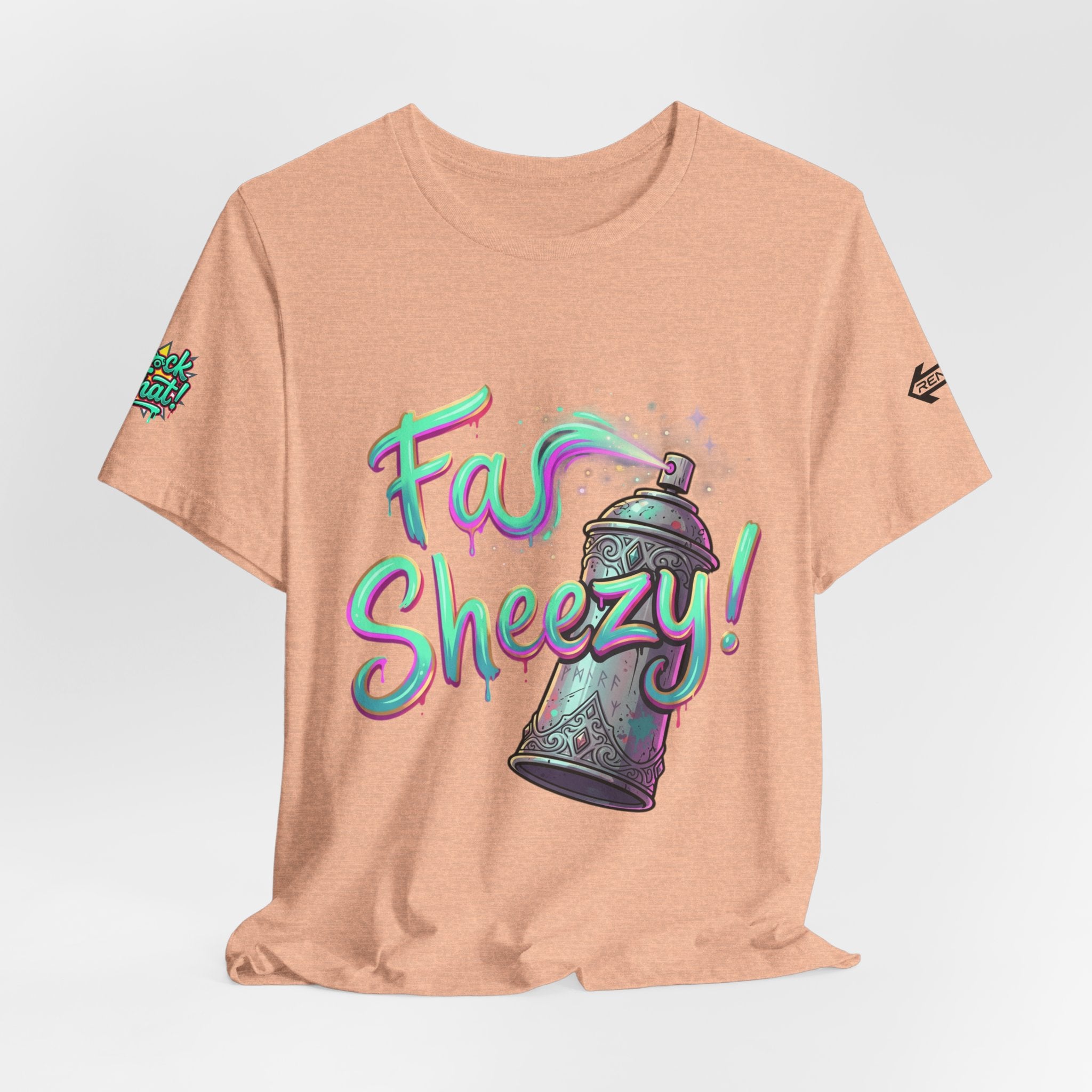 Graffiti Spray Can Tee — "Fas Sheezy!" Street Art T-Shirt