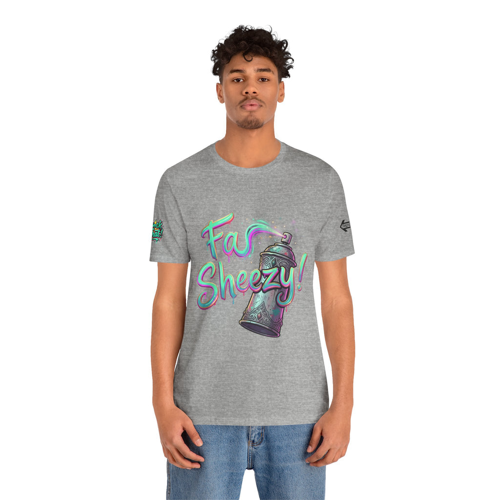 Graffiti Spray Can Tee — "Fas Sheezy!" Street Art T-Shirt